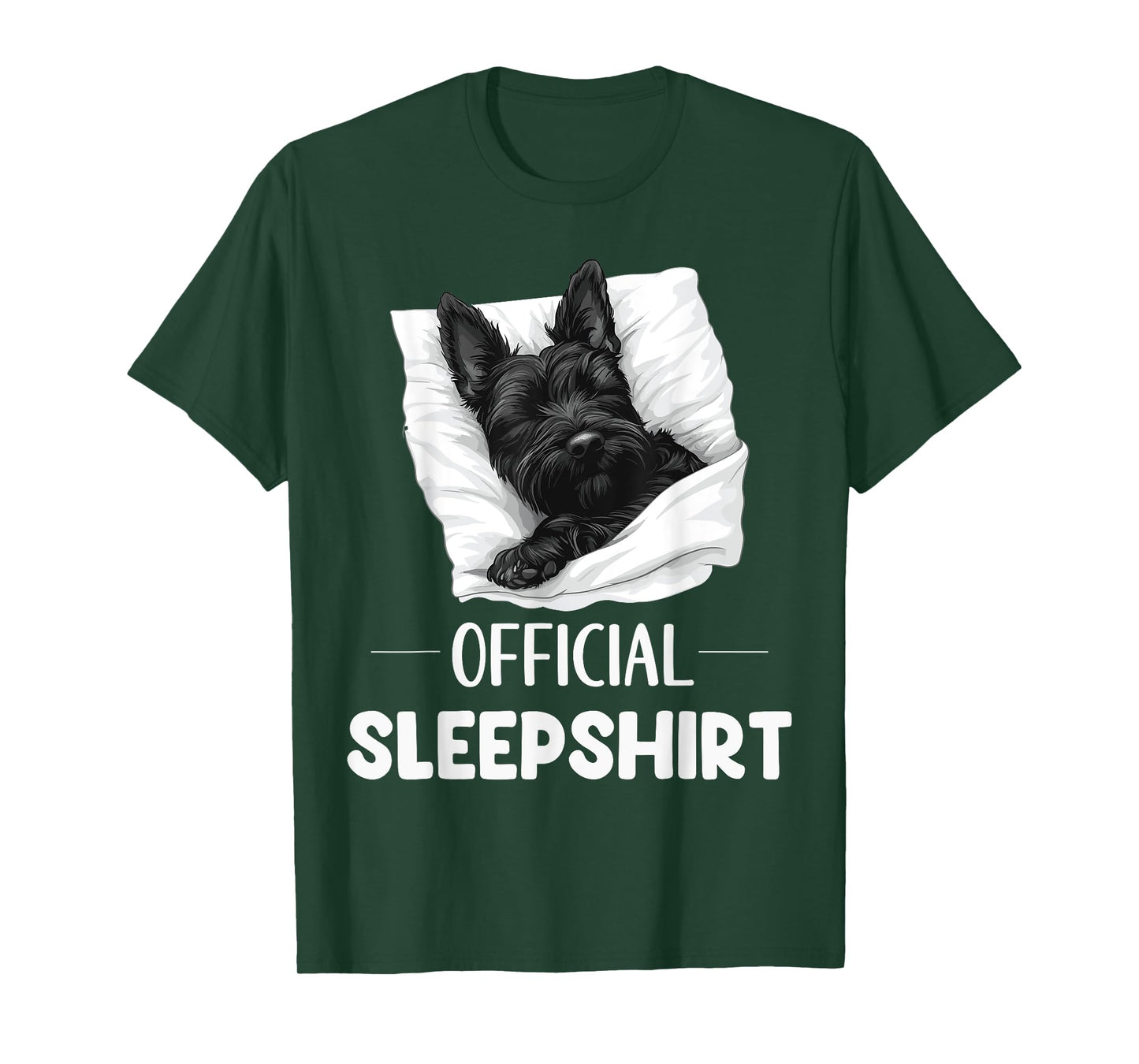 Official Scottish Terrier Sleepshirt Dog Lover Sleepwear Men Women Girls Kids T-Shirt