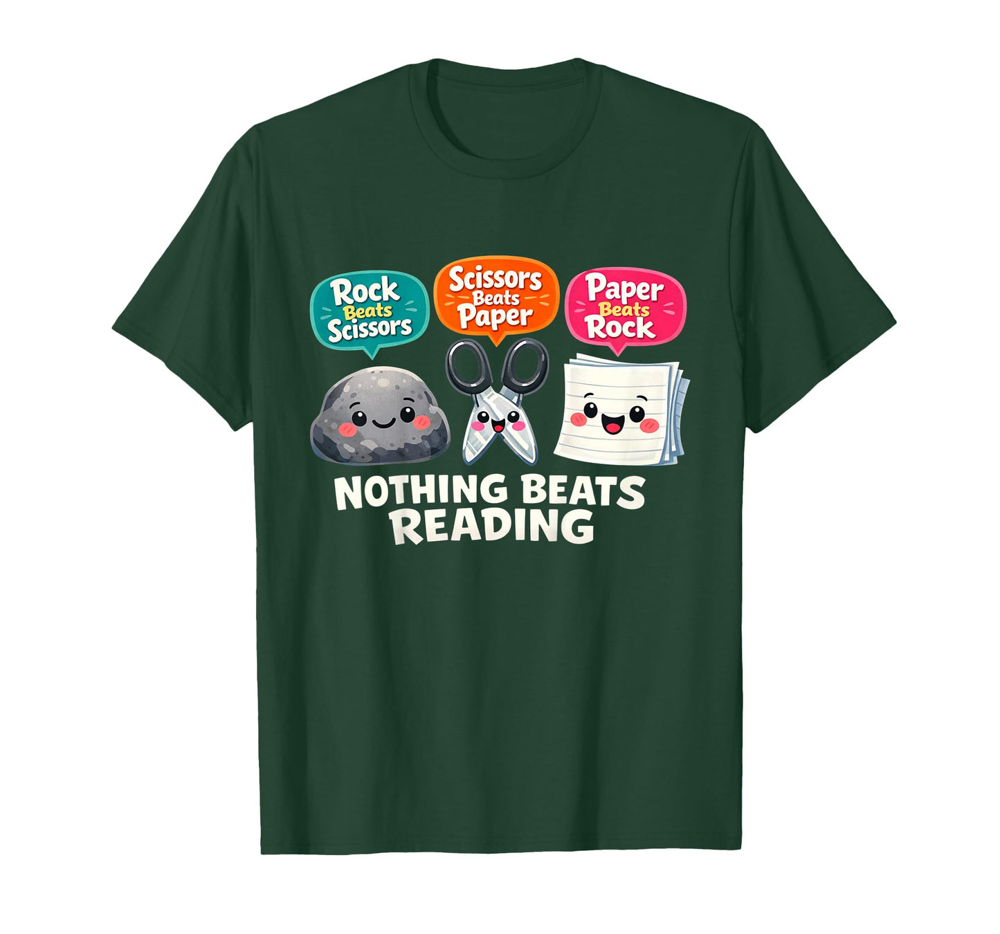 Nothing Beats Reading Book Librarian Across America Kids T-Shirt