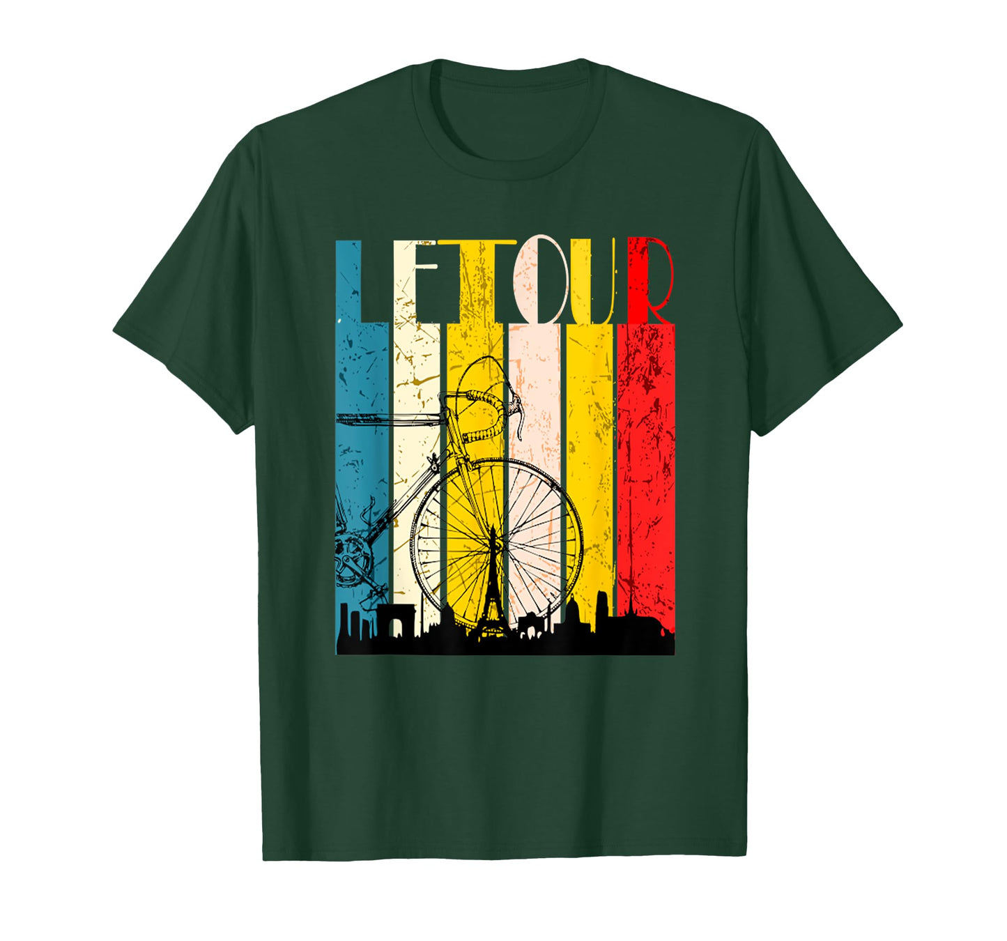 Retro Vintage Tour Cycling Tour France Cycling Fan T-Shirt