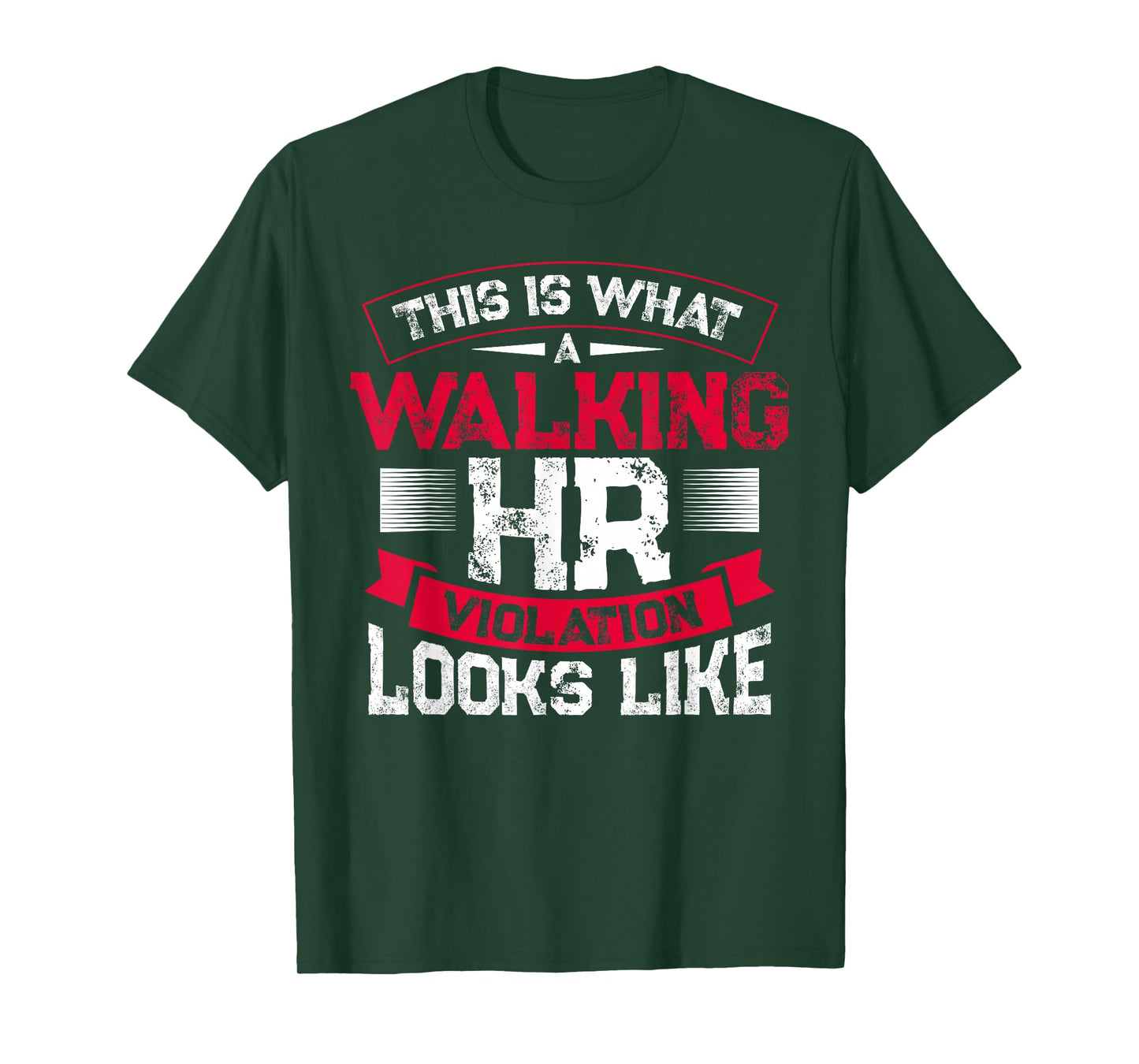This Is What A Walking Hr Violation Looks Like Payroll Job T-Shirt