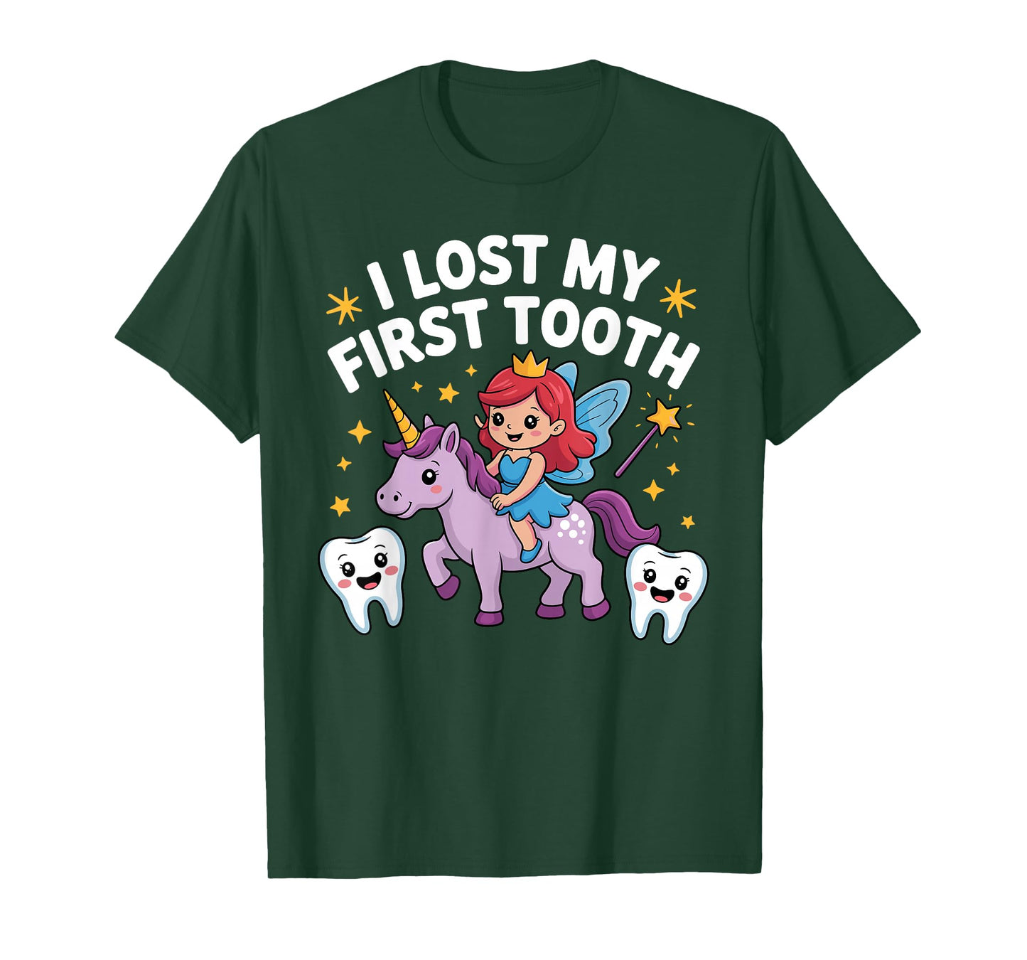 First Lost Tooth Design for Kids Boys Girls Lost First Tooth T-Shirt
