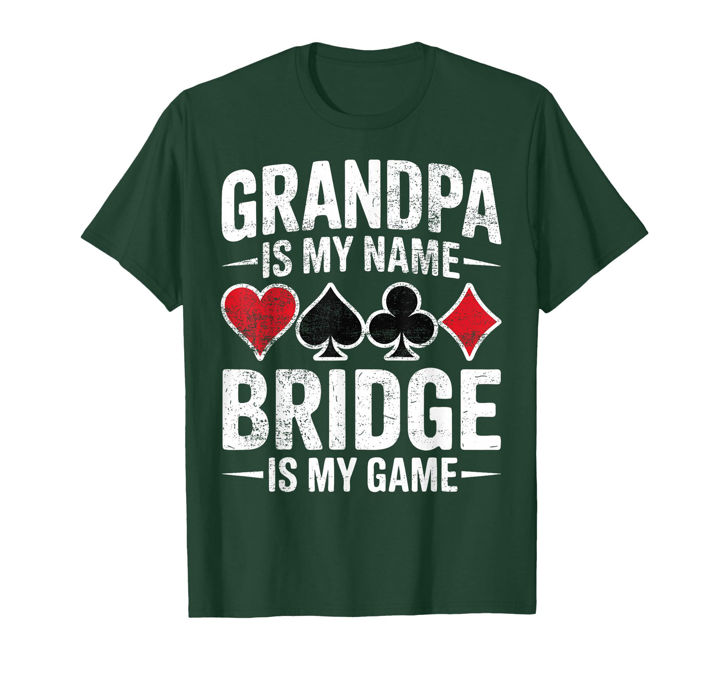 Grandpa Bridge Player Contract Bridge T-Shirt