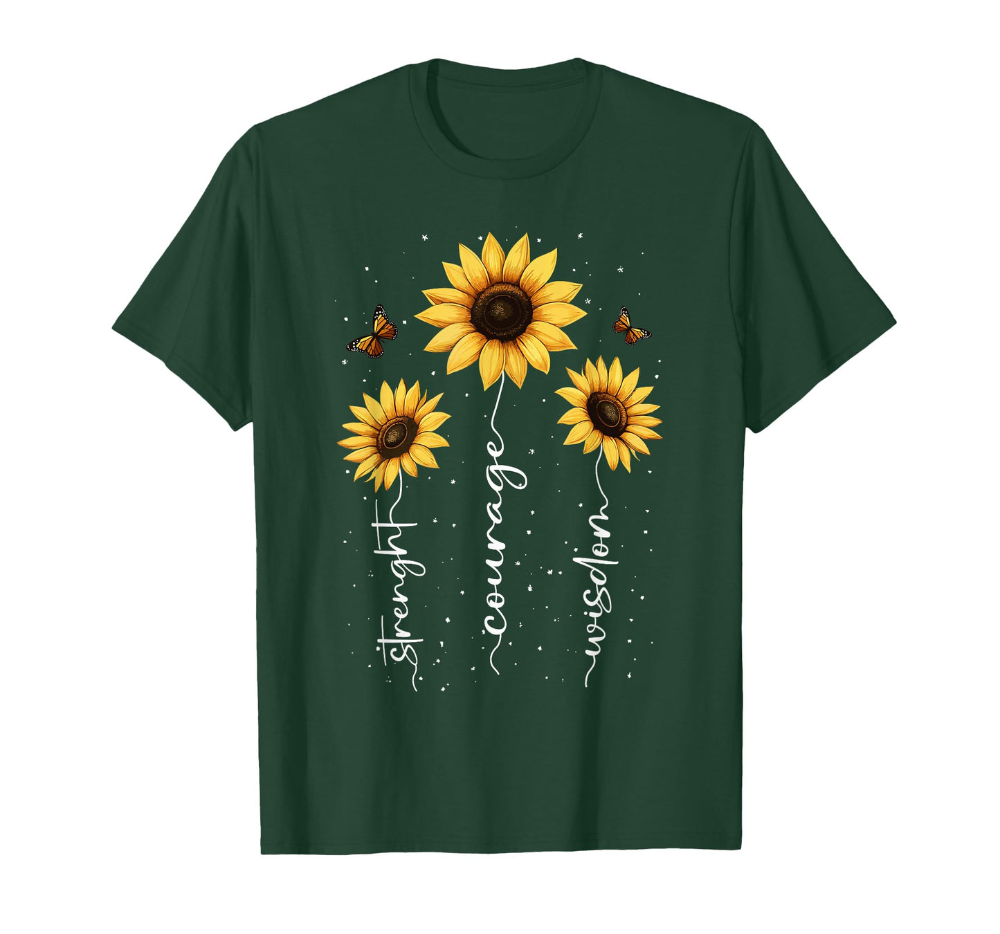 Inspirational Daisy Floral Cute Daisies Flower Nature Lover T-Shirt