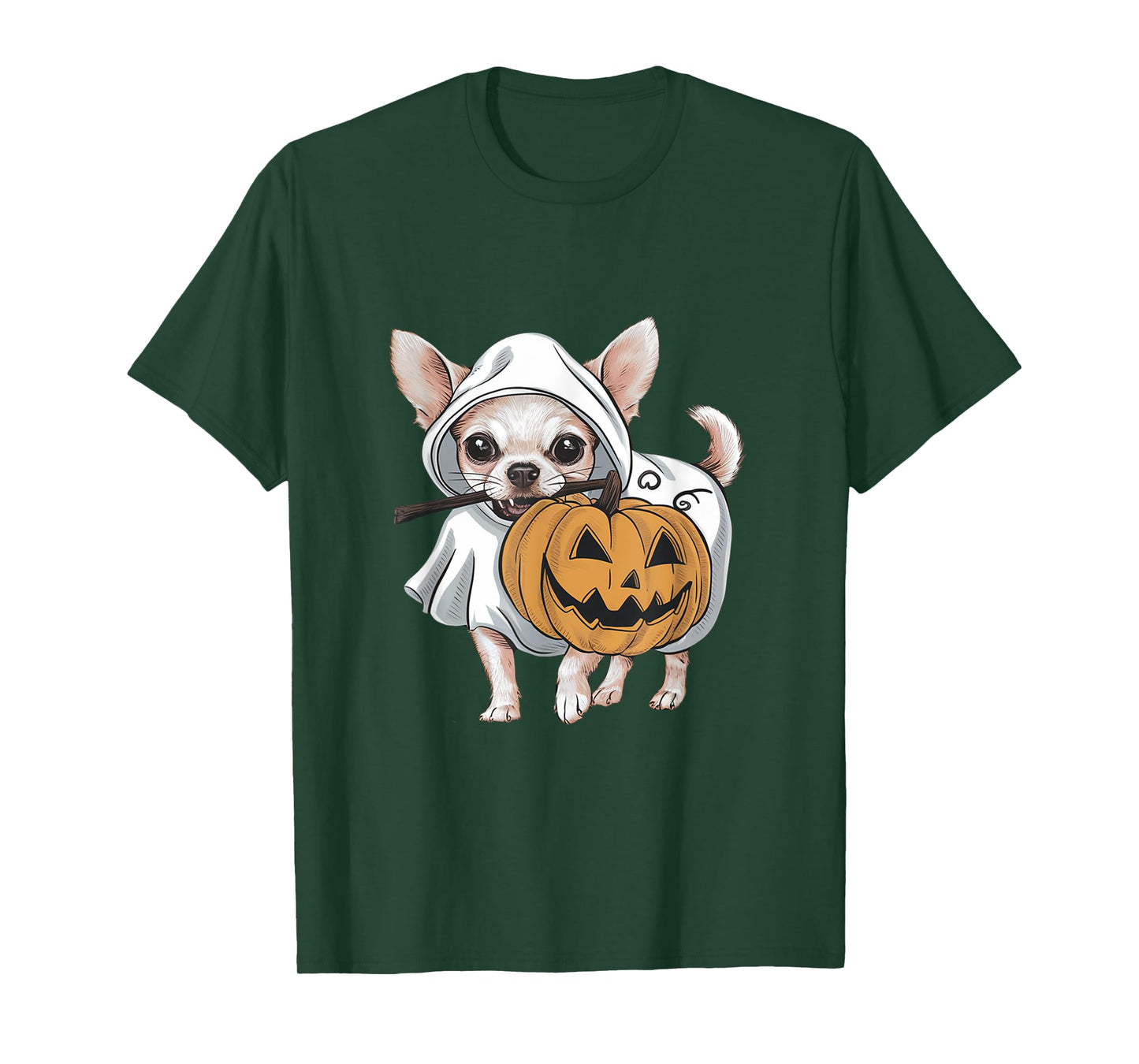 Chihuahua Ghost Dog Halloween T-Shirt