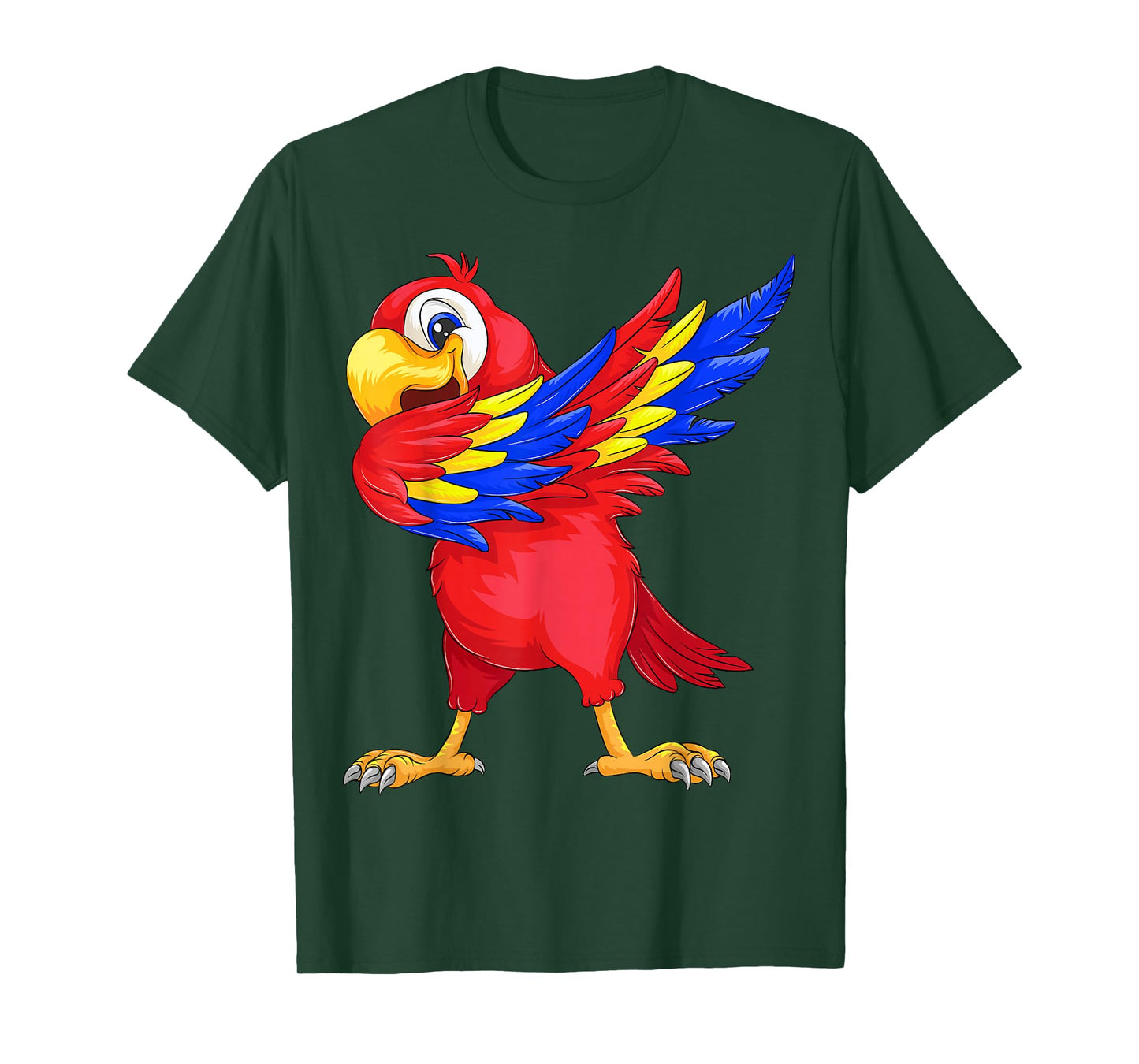 Cool Parrot Art for Women Girls Men Tropical Parrot Lover T-Shirt
