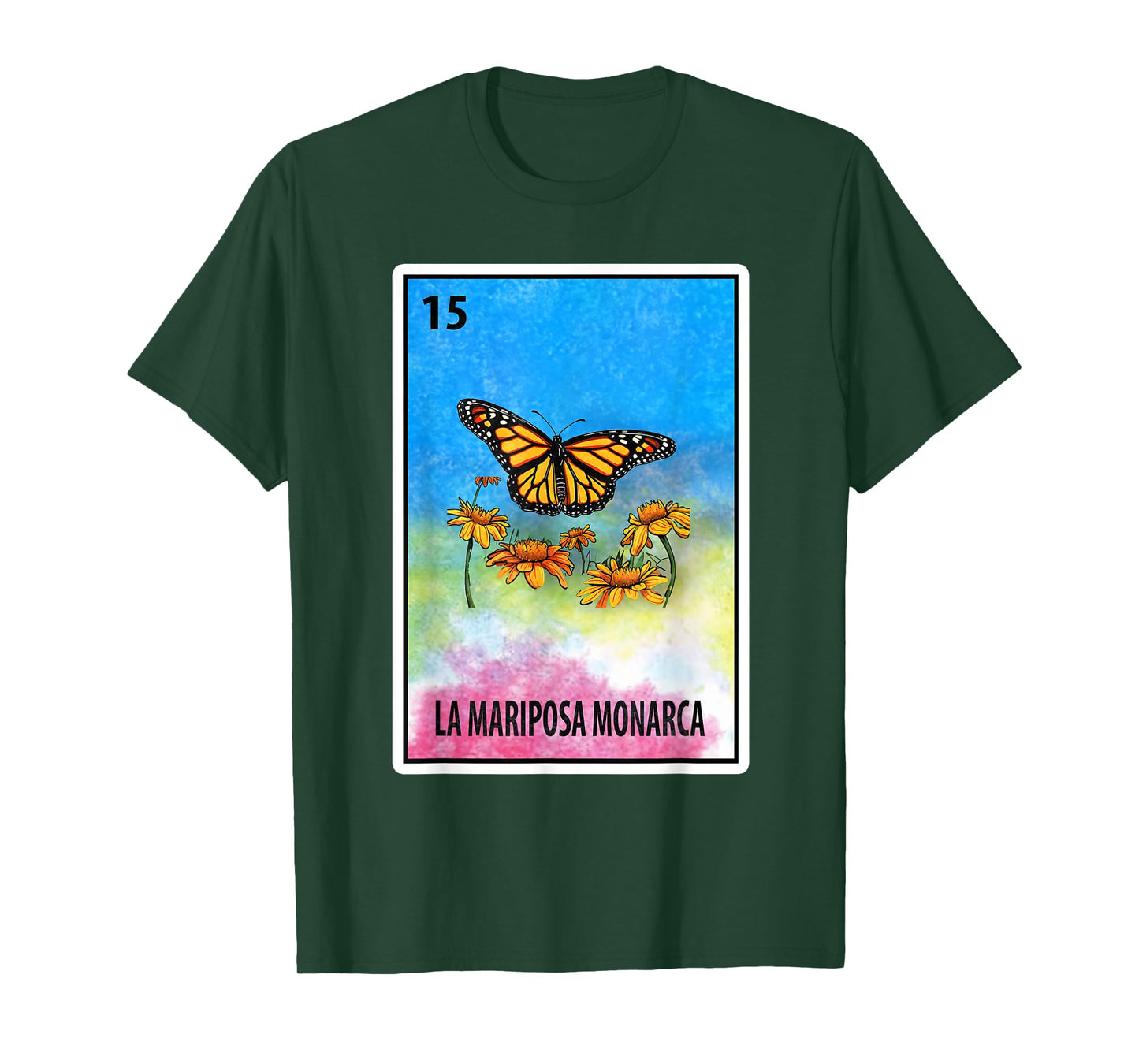 Mexican Bingo La Mariposa Monarca T-Shirt