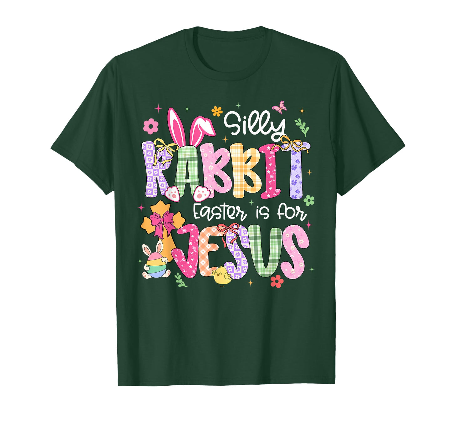 Silly Rabbit Easter is for Jesus Christian Girl Women Kid T-Shirt