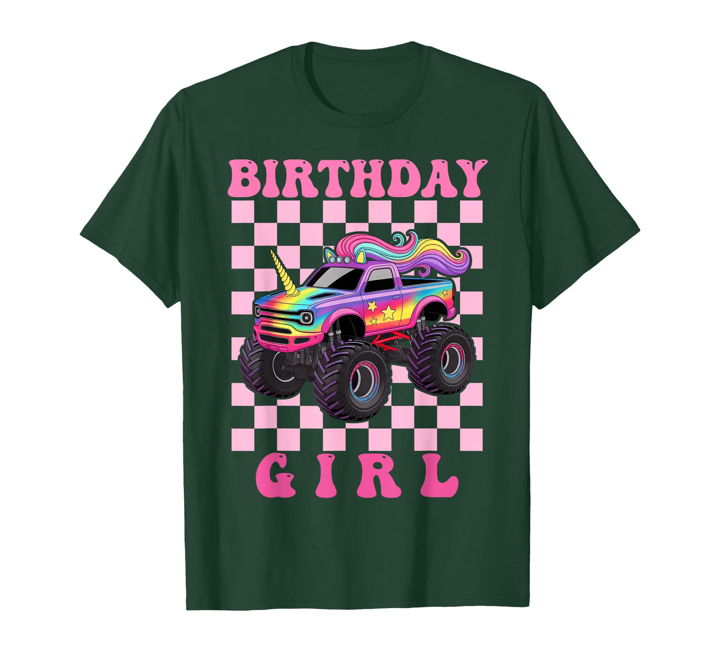 Monster Truck Birthday Girl Monster Truck Lover T-Shirt