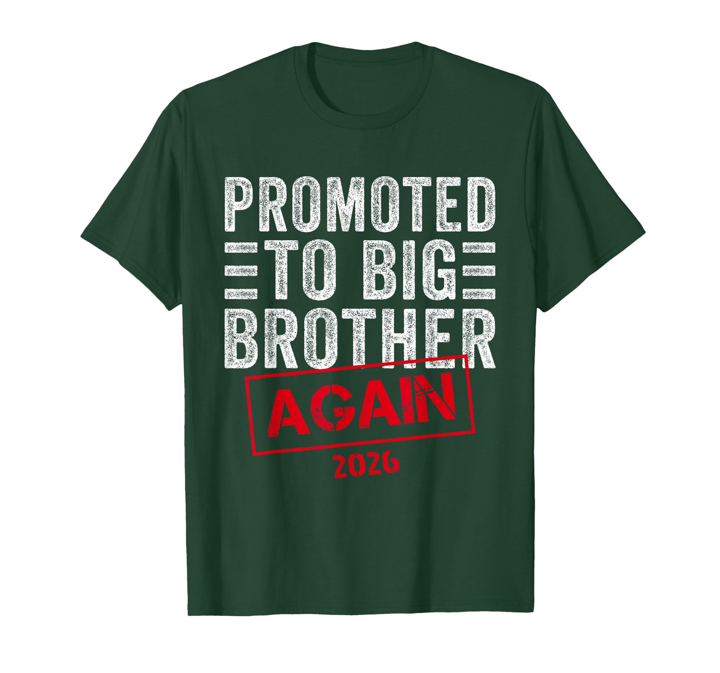Promoted To Big Brother Again Est 2026 Pregnancy T-Shirt