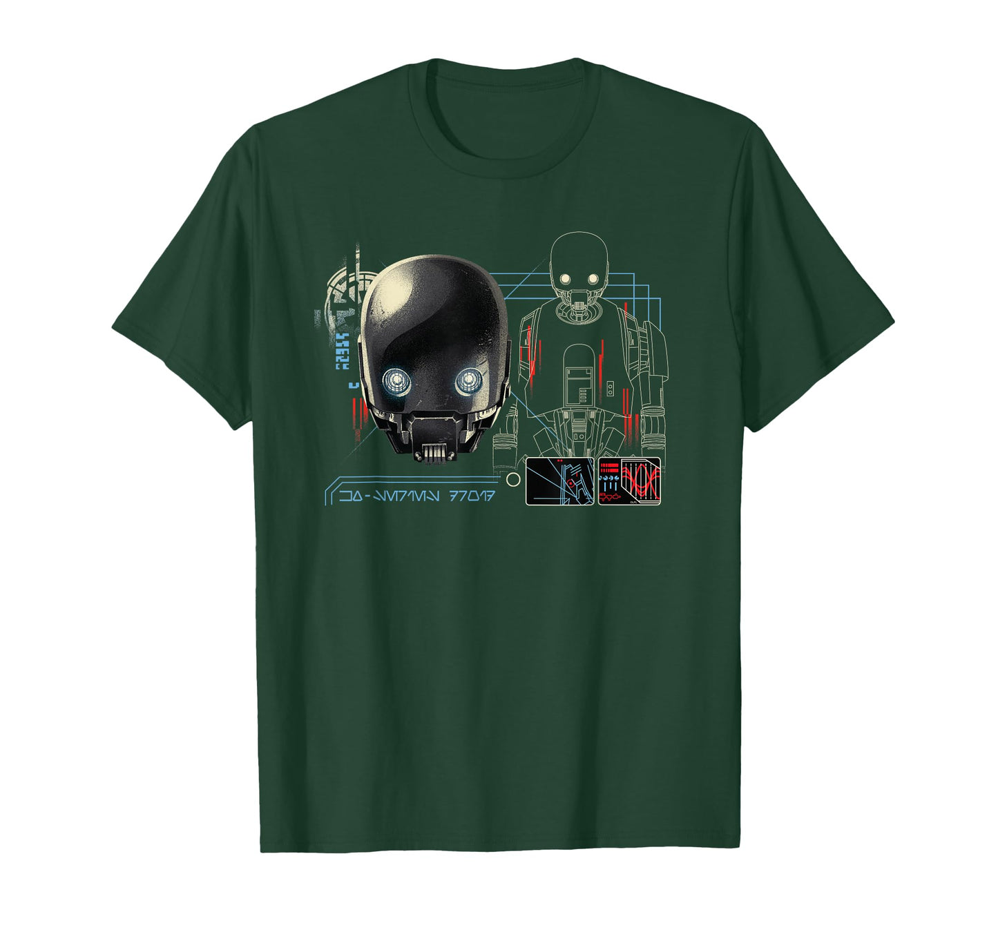 Star Wars Andor Season 2 K-2SO KX-Series Droid Readout T-Shirt