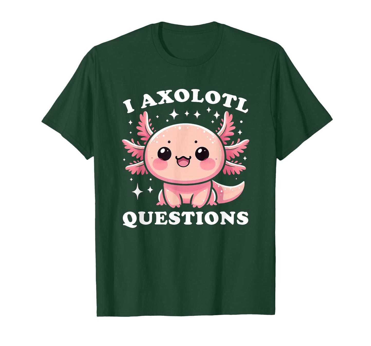 I Axolotl Questions Shirt Cute Kawaii Axolotl Toddler Kids T-Shirt