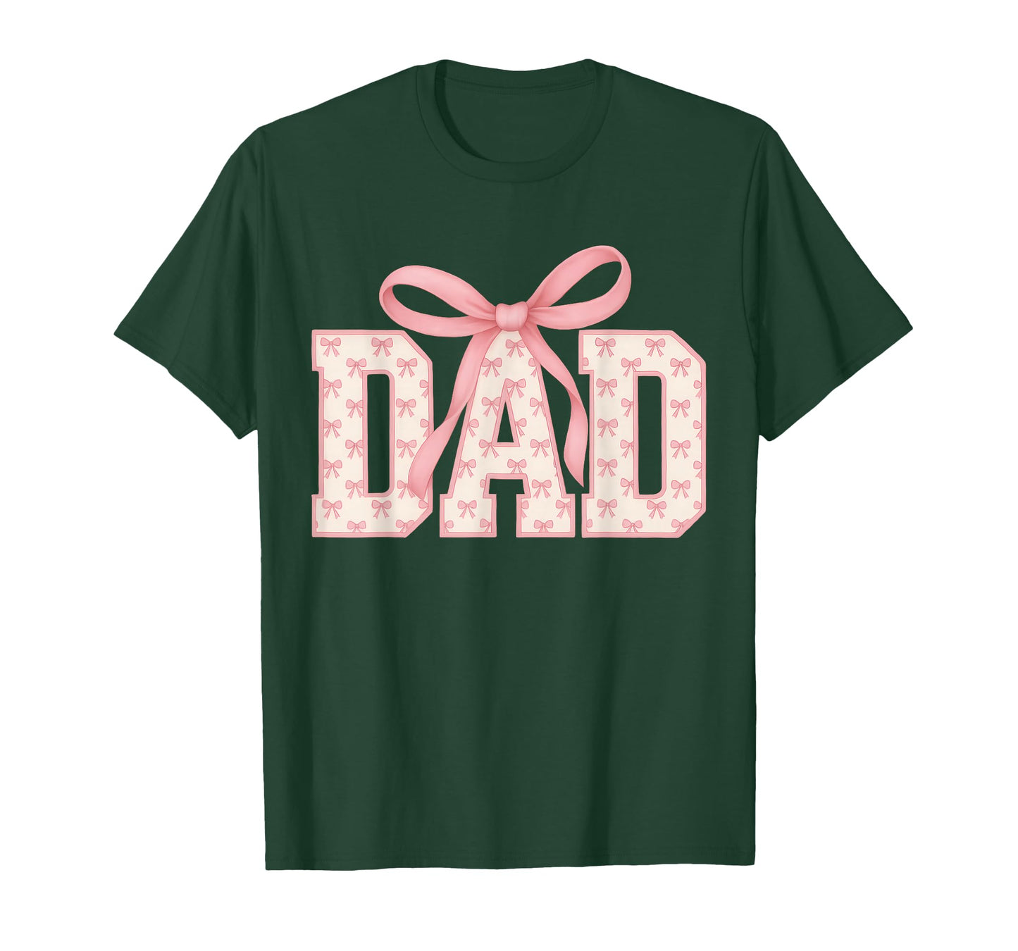 Pink Bow Dad, Dad Life, Best Dad Ever, Father's Day Tees T-Shirt