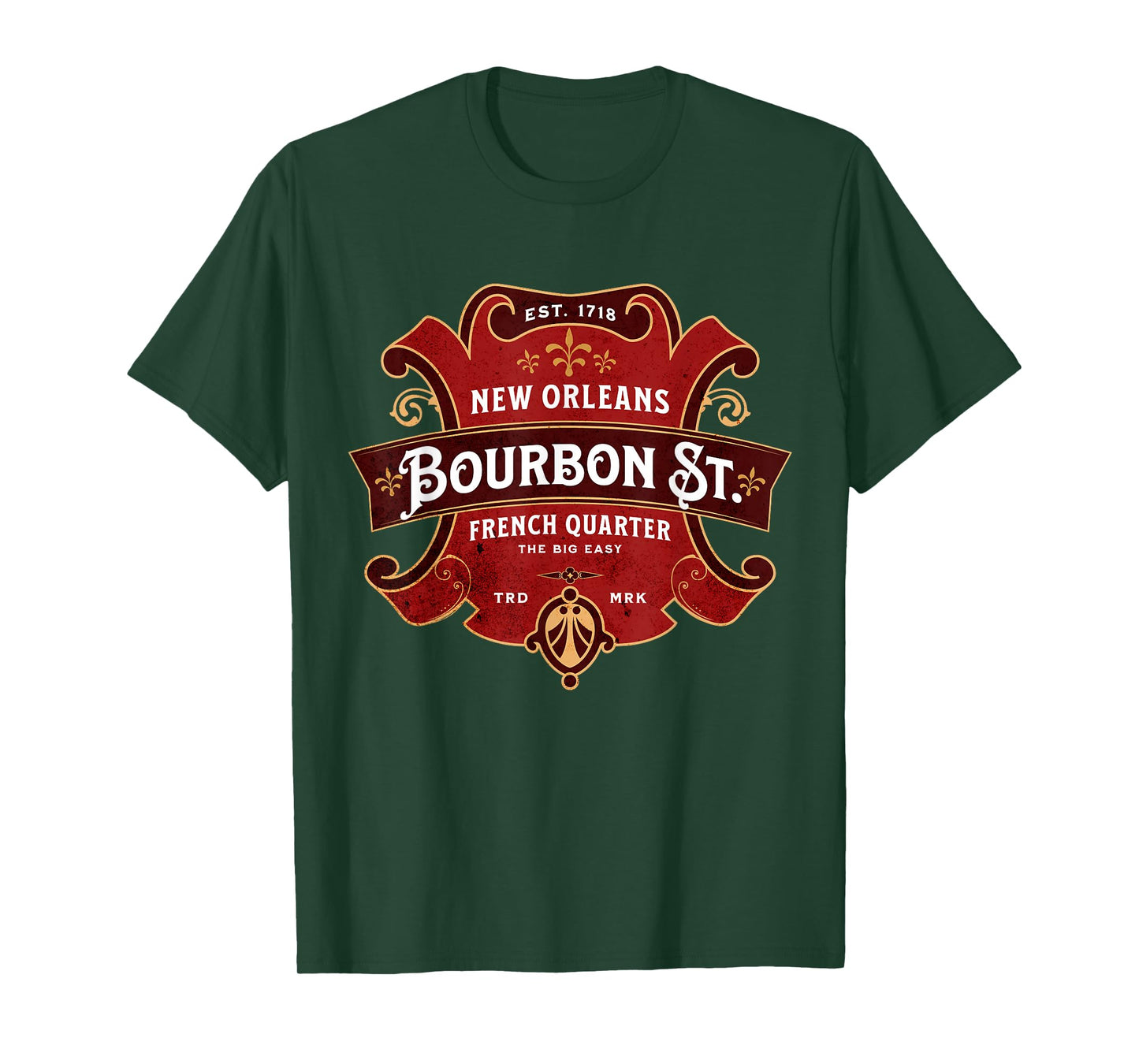 NOLA French Quarter Jazz Bourbon Street Music Vibes T-Shirt