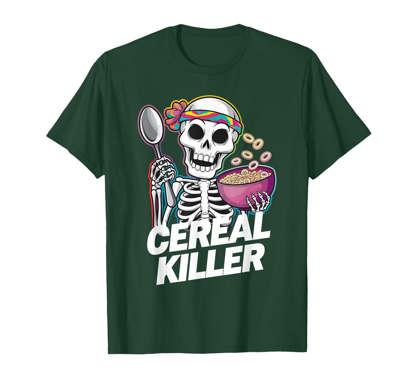 Cereal Killer Halloween Love Cereal Funny Cereal T-Shirt