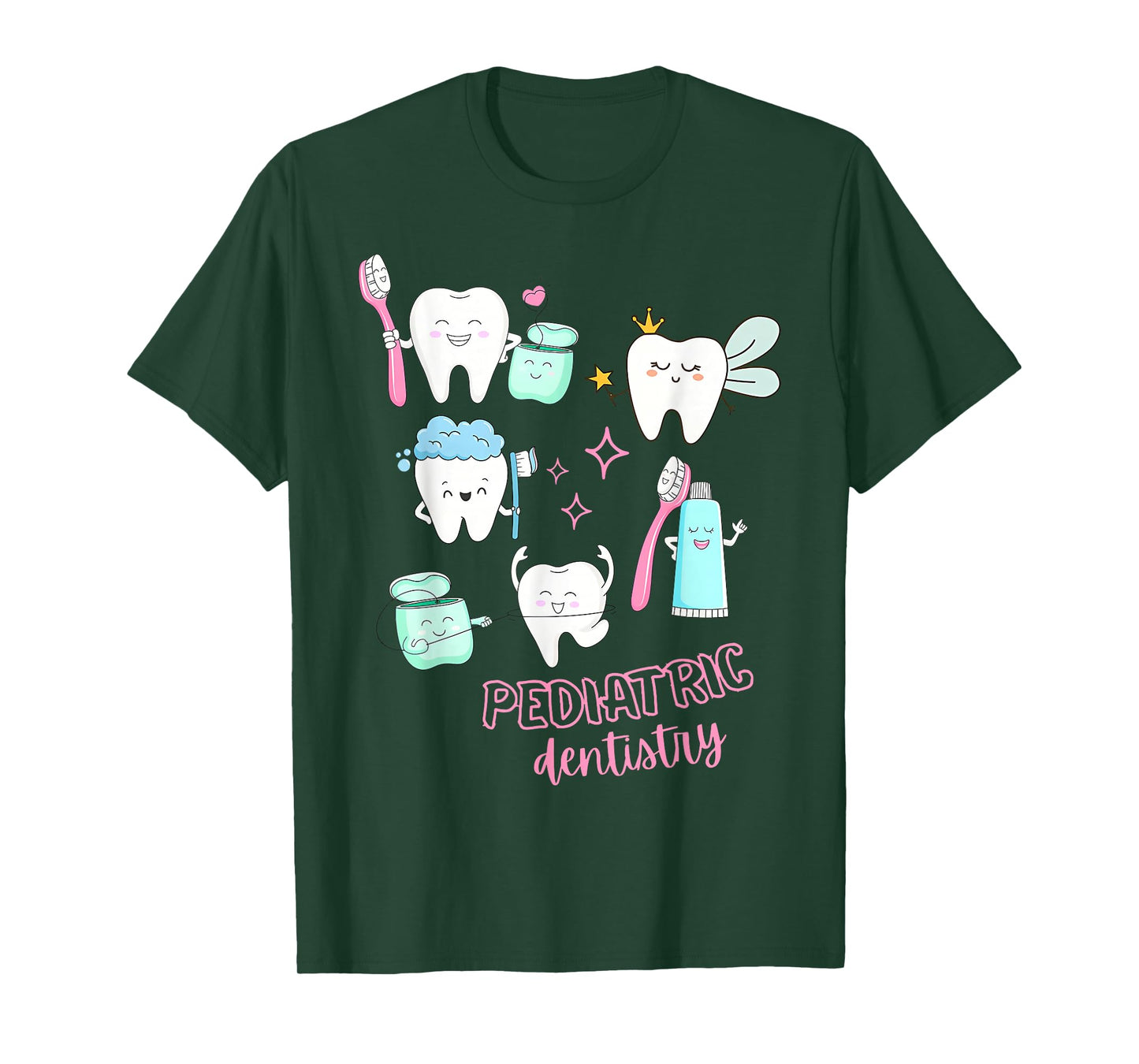 Cute Teeth Pediatric Dentistry Dental Hygienist Dental Squad T-Shirt