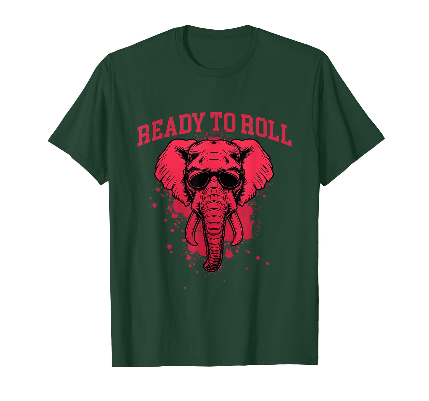 Ready To Roll - Alabama Football Lover Elephant Game Day T-Shirt
