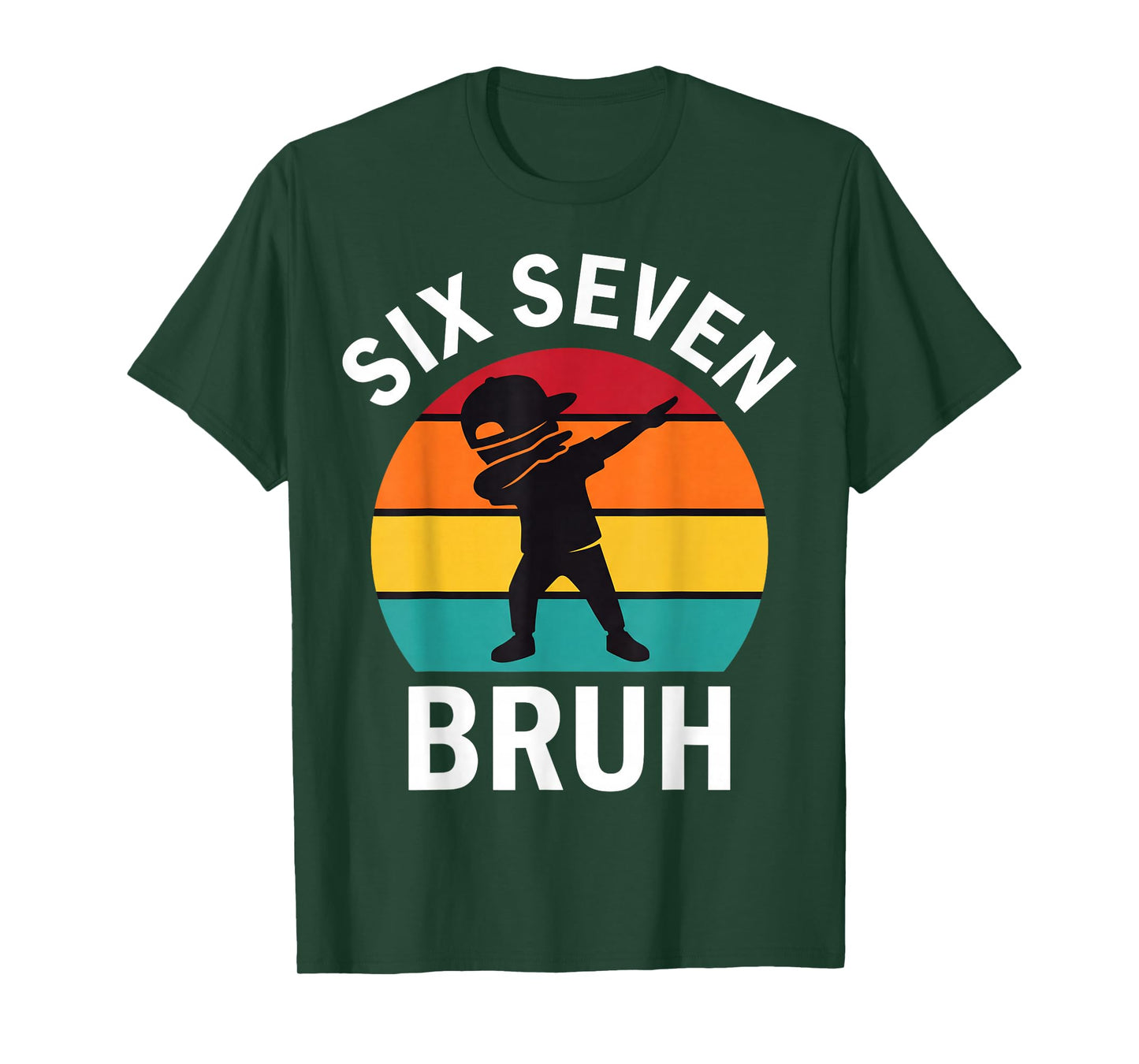 67 Meme 6 7 Numbers Dabbing Six Seven Bruh Funny Boys Kids T-Shirt