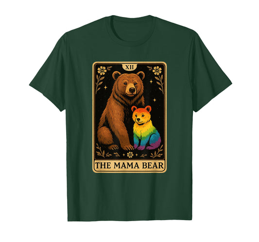 Mama Bear Pride Shirt Gay Pride Mom LGBT Momma Bear T-Shirt