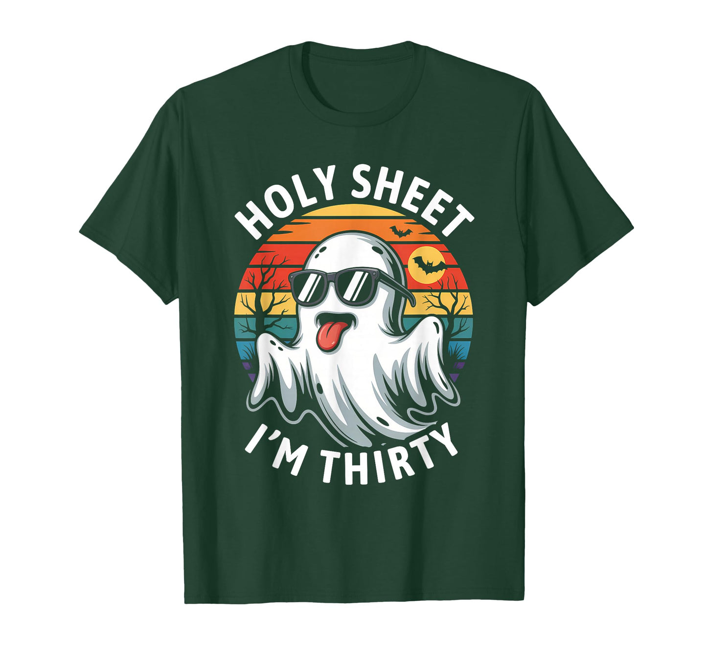 Birthday Halloween 30th Ghost Holy Sheet I'm Thirty T-Shirt