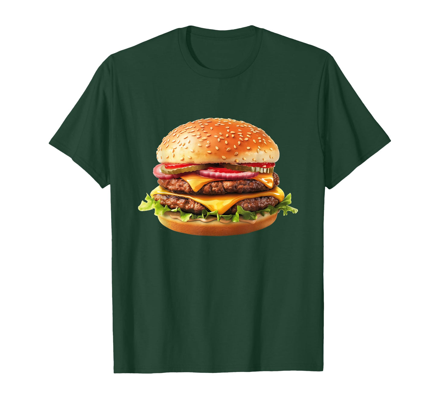 Hamburger Cheese BBQ Lovers T-Shirt