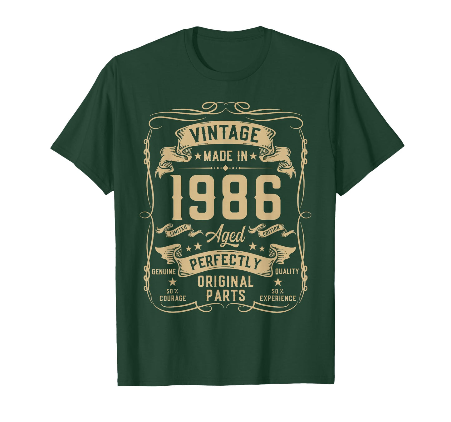 Vintage 1986 40yr 40th Birthday Gifts for Men 40 Years Old T-Shirt
