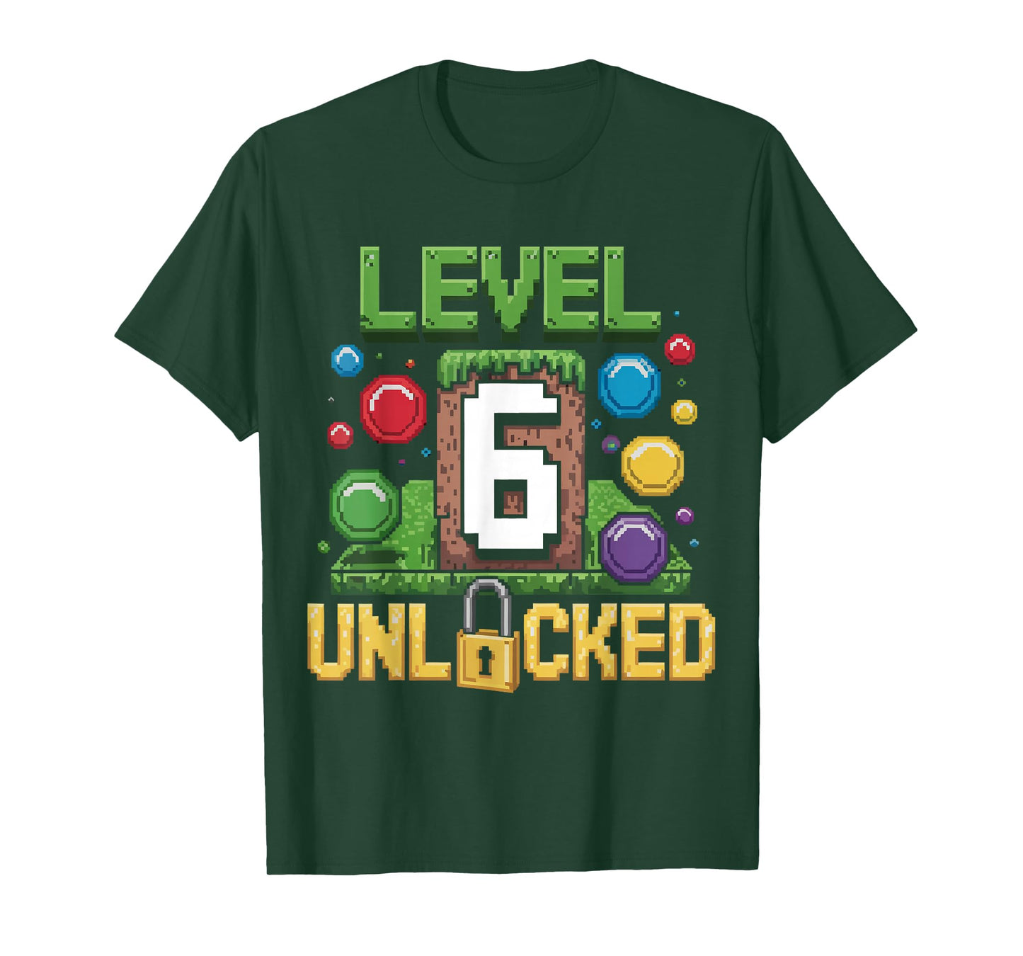 Birthday Children's Shirt Level 6 Unlocked 6 T-Shirt