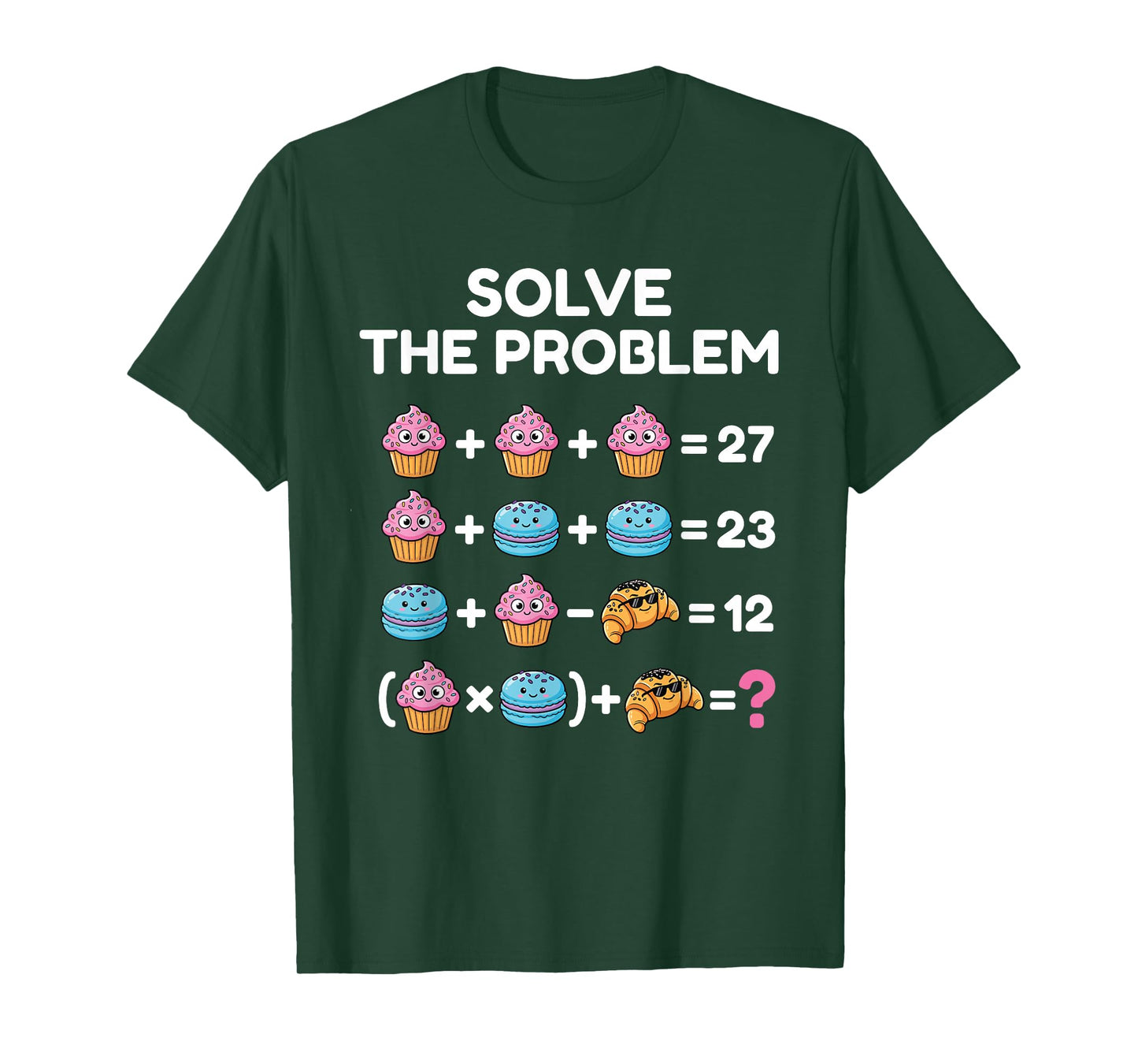 Clever Solve The Problem Math 67 Meme Pastry Design T-Shirt