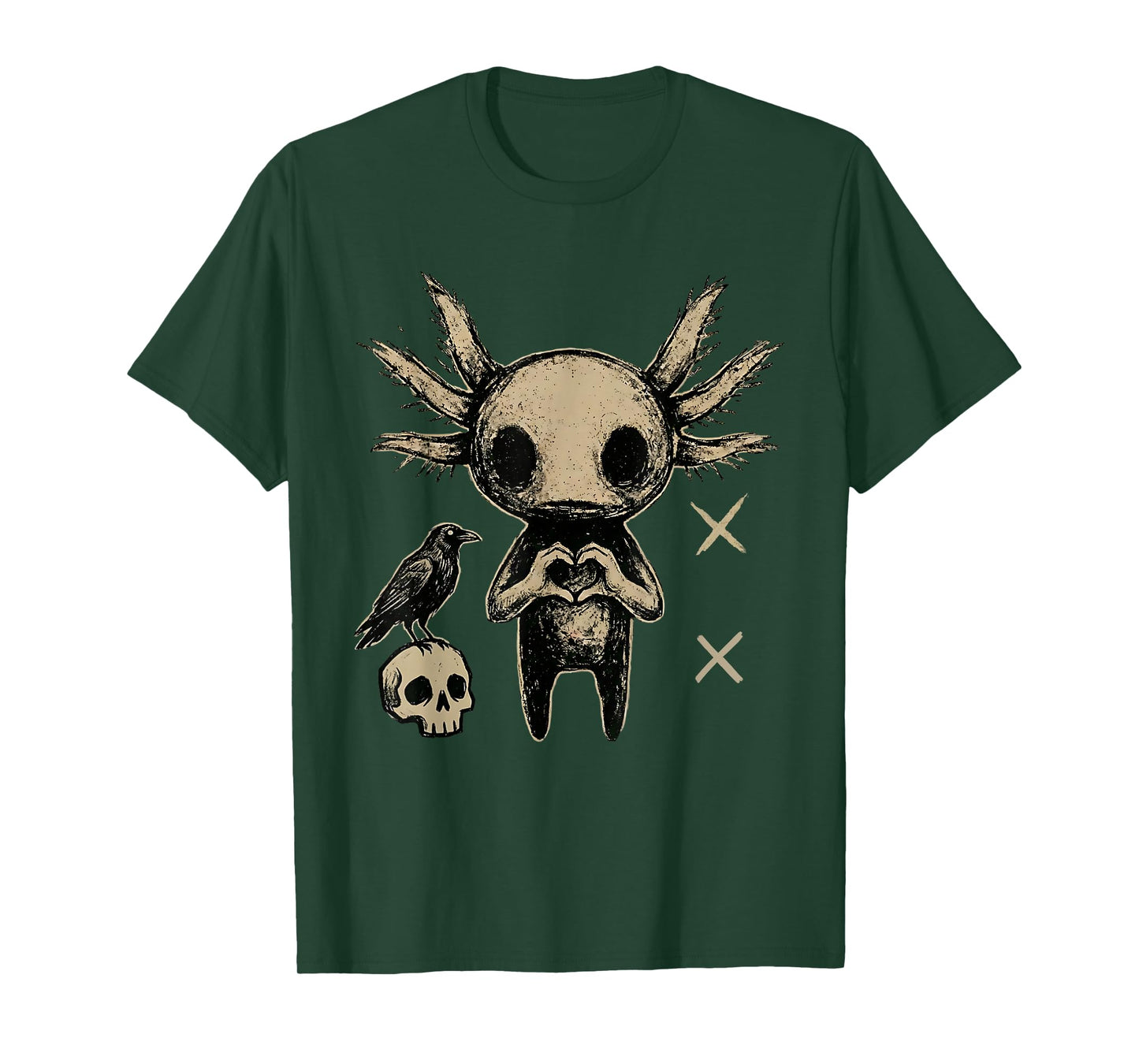 Axolotl Still Emo Raven Goth T-Shirt