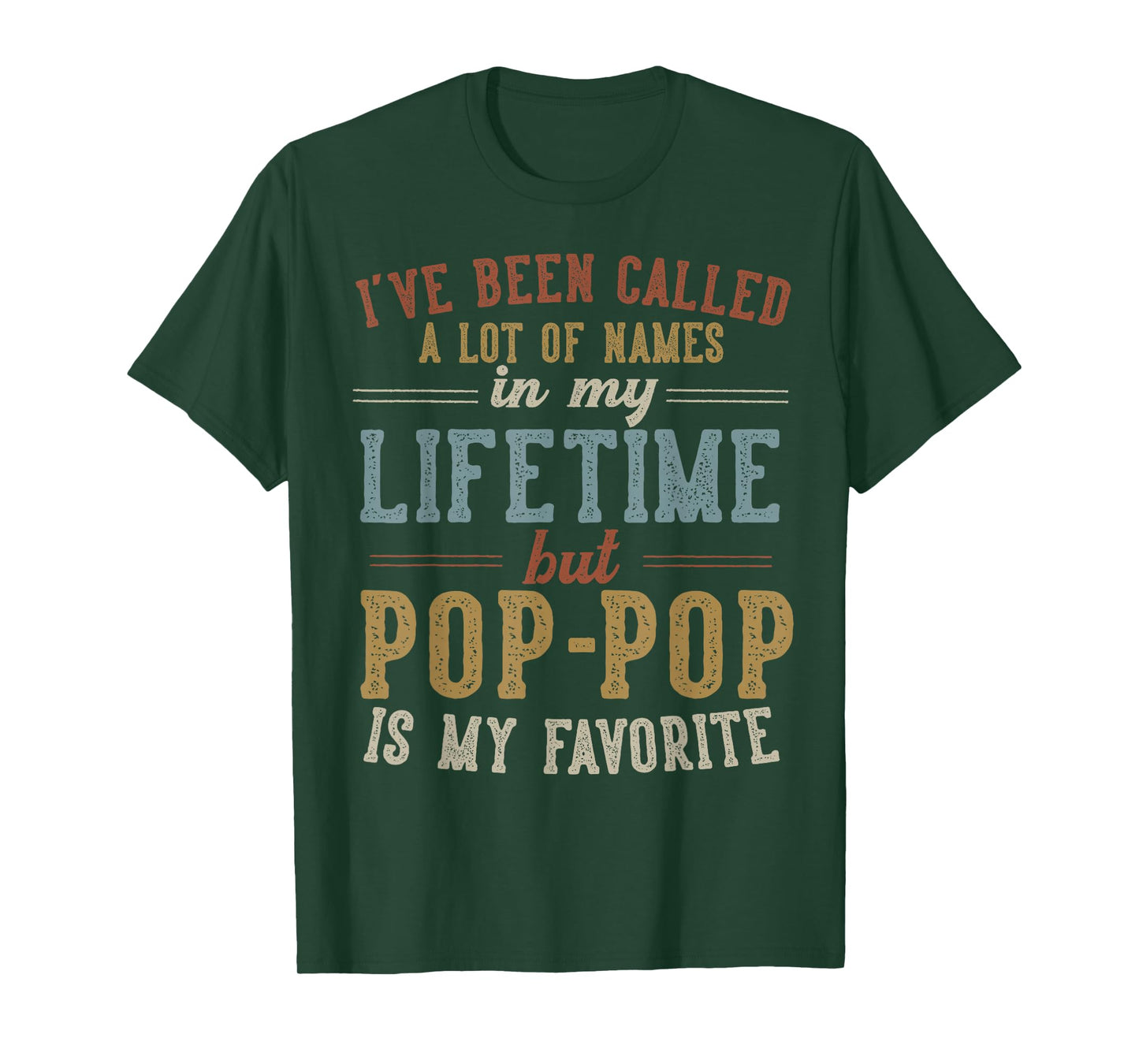 Pop-Pop Is My Favorite Name - Father's Day Pop-Pop T-Shirt