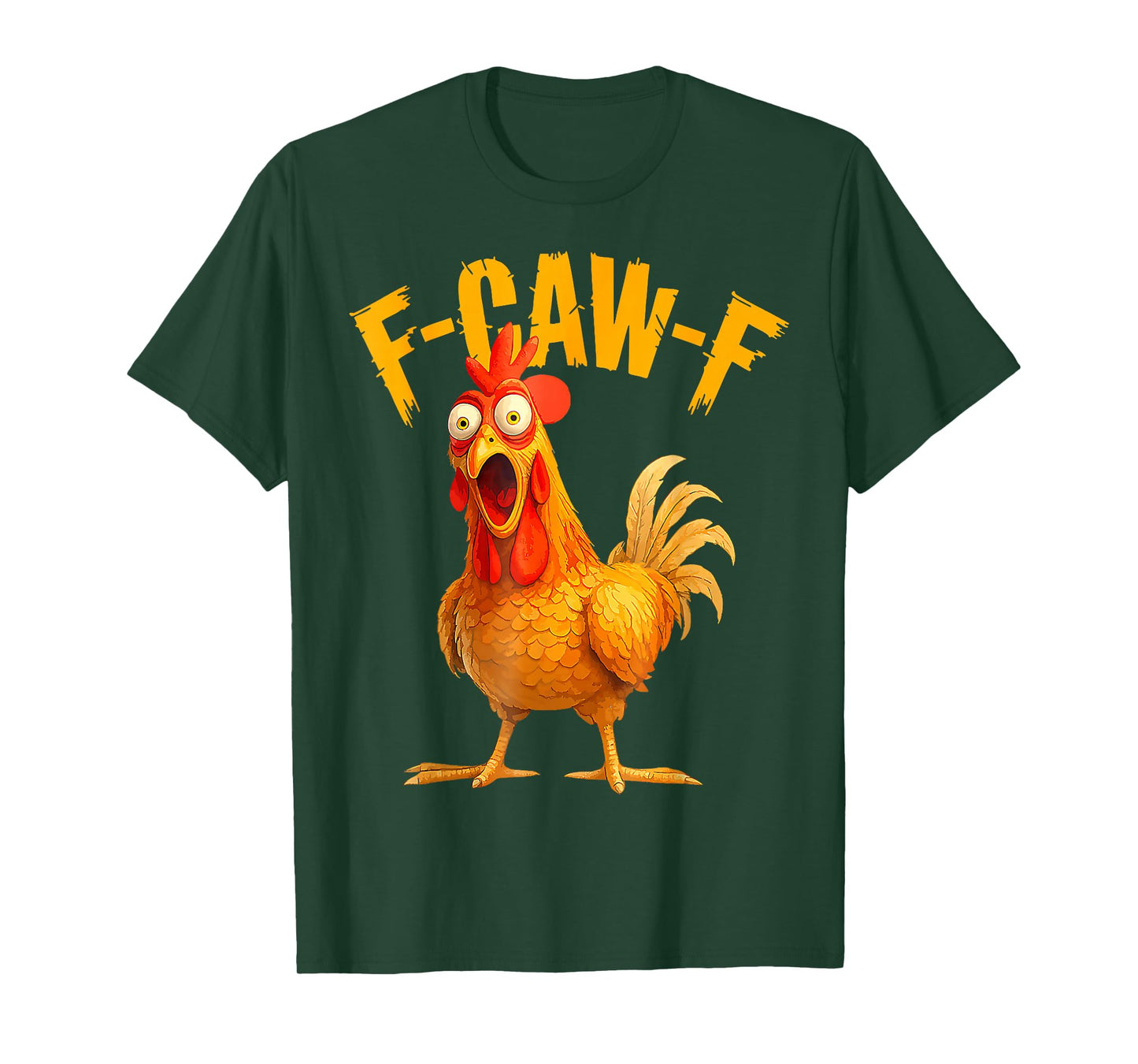 F Caw F Rooster Funny Bird Fcawf Chicken Whisperer Fawk Off T-Shirt
