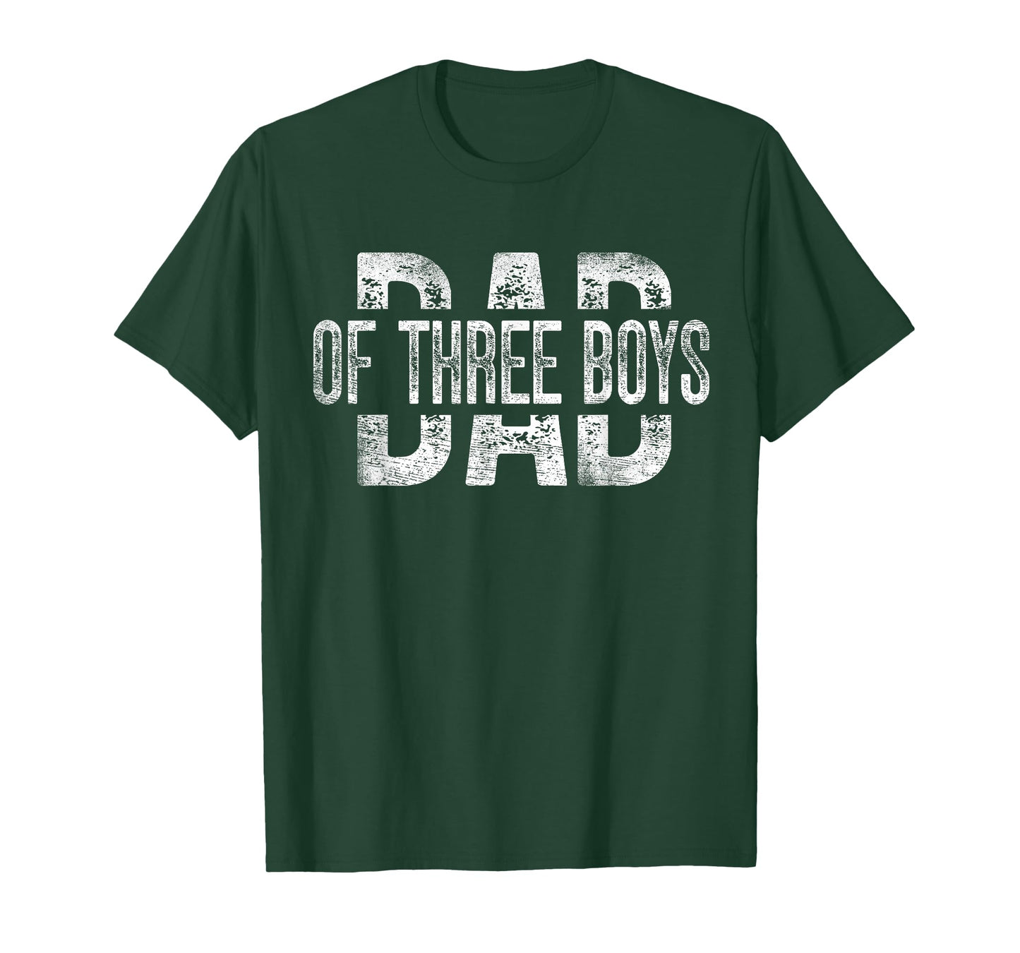 Dad of Three Boys Gifts Daddy of 3 Sons Father's Day T-Shirt