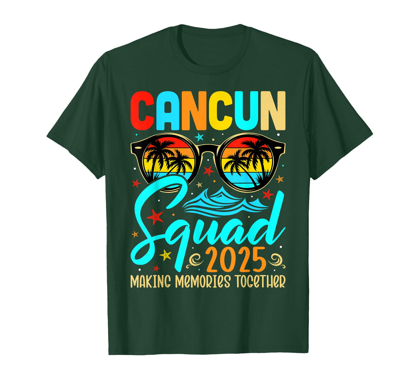Cancun Vacation Squad 2025 Matching Family Vacation Group T-Shirt