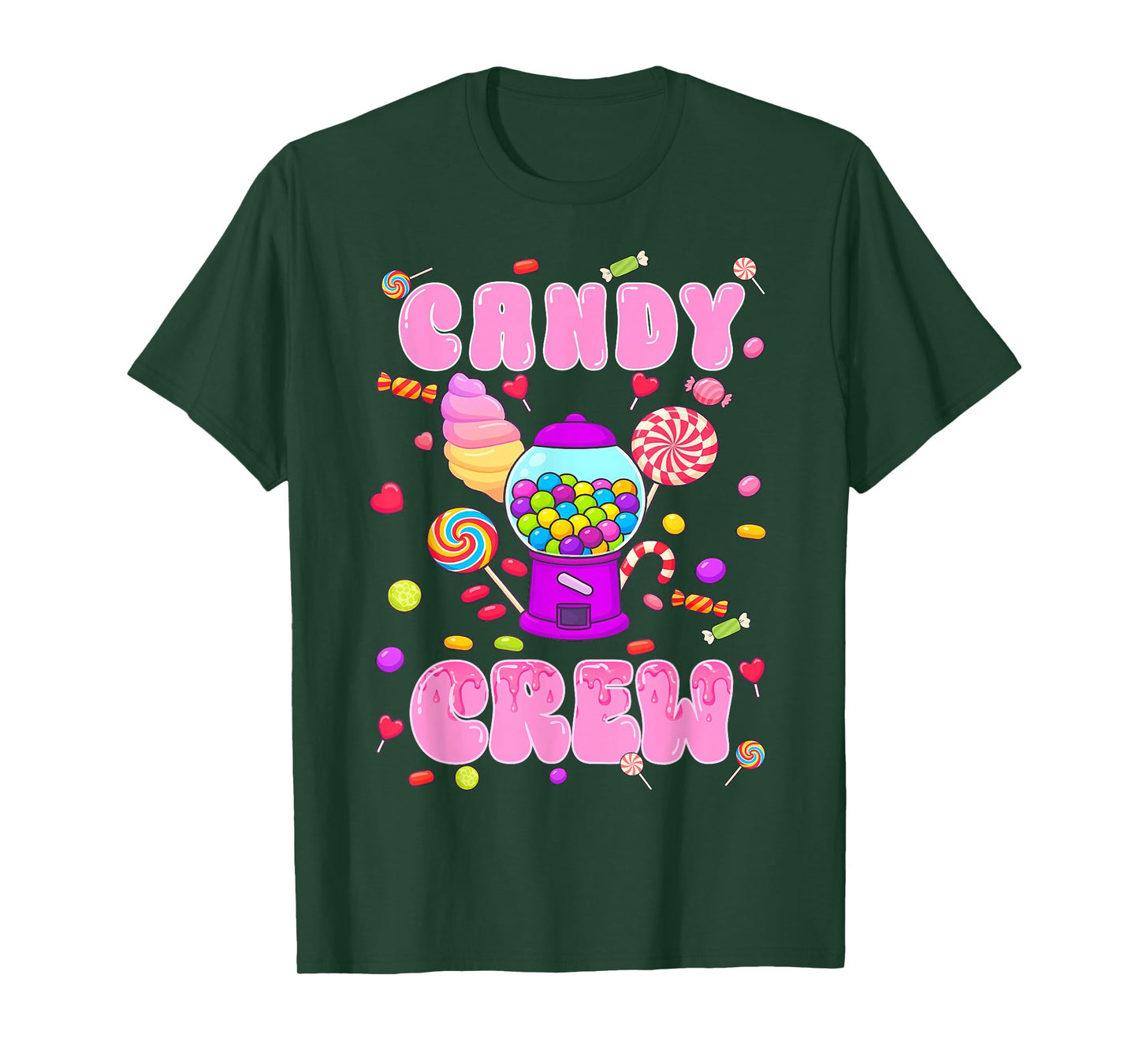 Candy Crew Candy Land Decorations Sweetie Candy Squad Kids T-Shirt