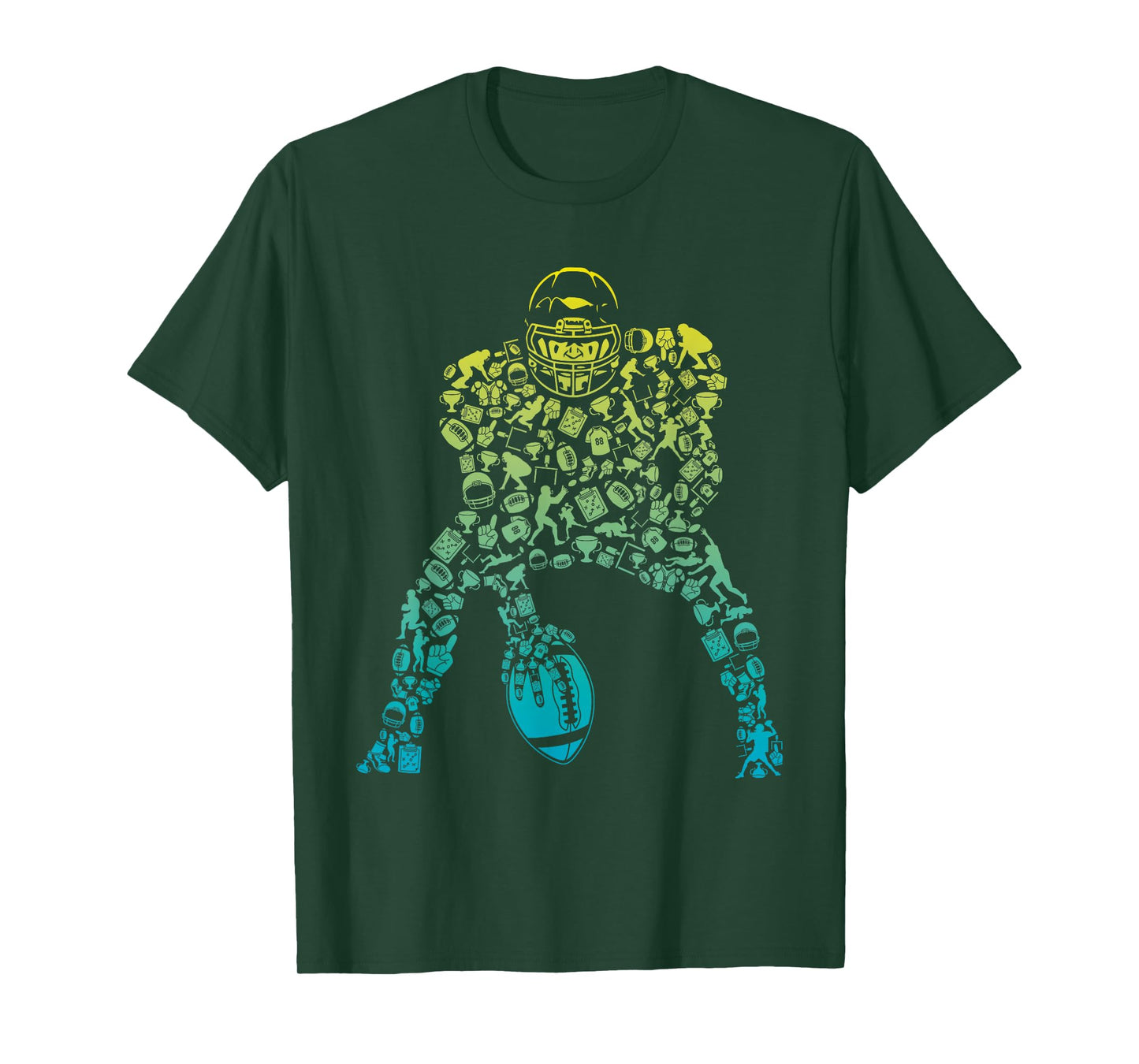 Football Center for Football Player Boys Football Fans Gift T-Shirt