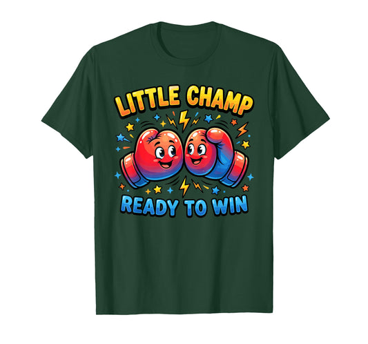 Kids Boxing Gloves Little Champ Boxer Training Boys Girls T-Shirt