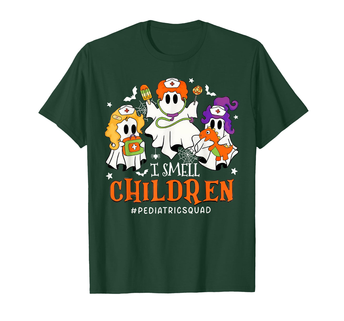 I Smell Children Funny Witch Halloween Pediatrics Nurse T-Shirt