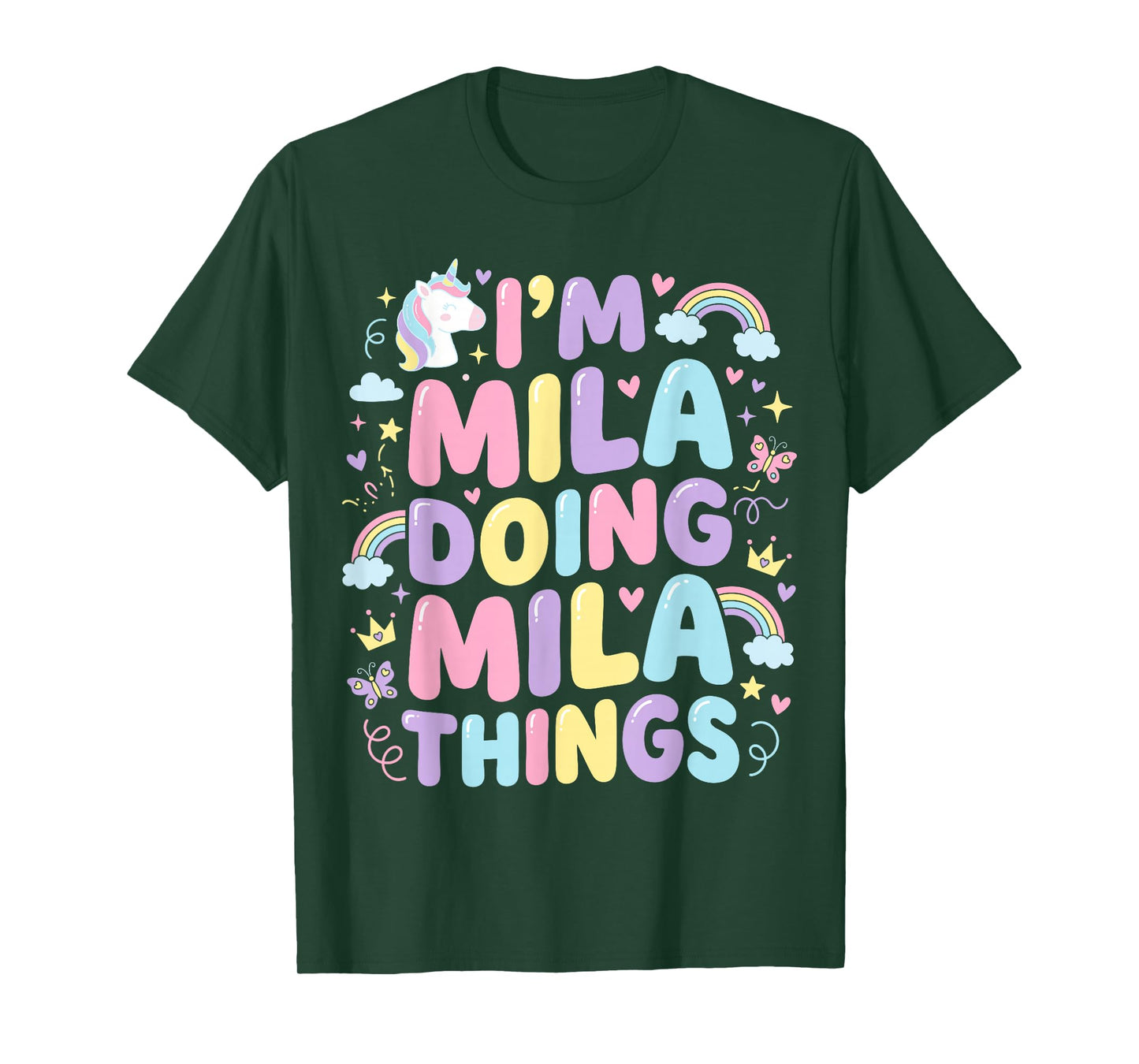 I'm Mila Doing Mila Things Cute Girl's T-Shirt