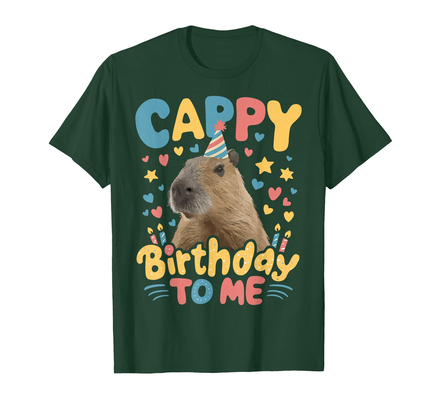 Cappy Birthday To Me Capy Birthday T-Shirt