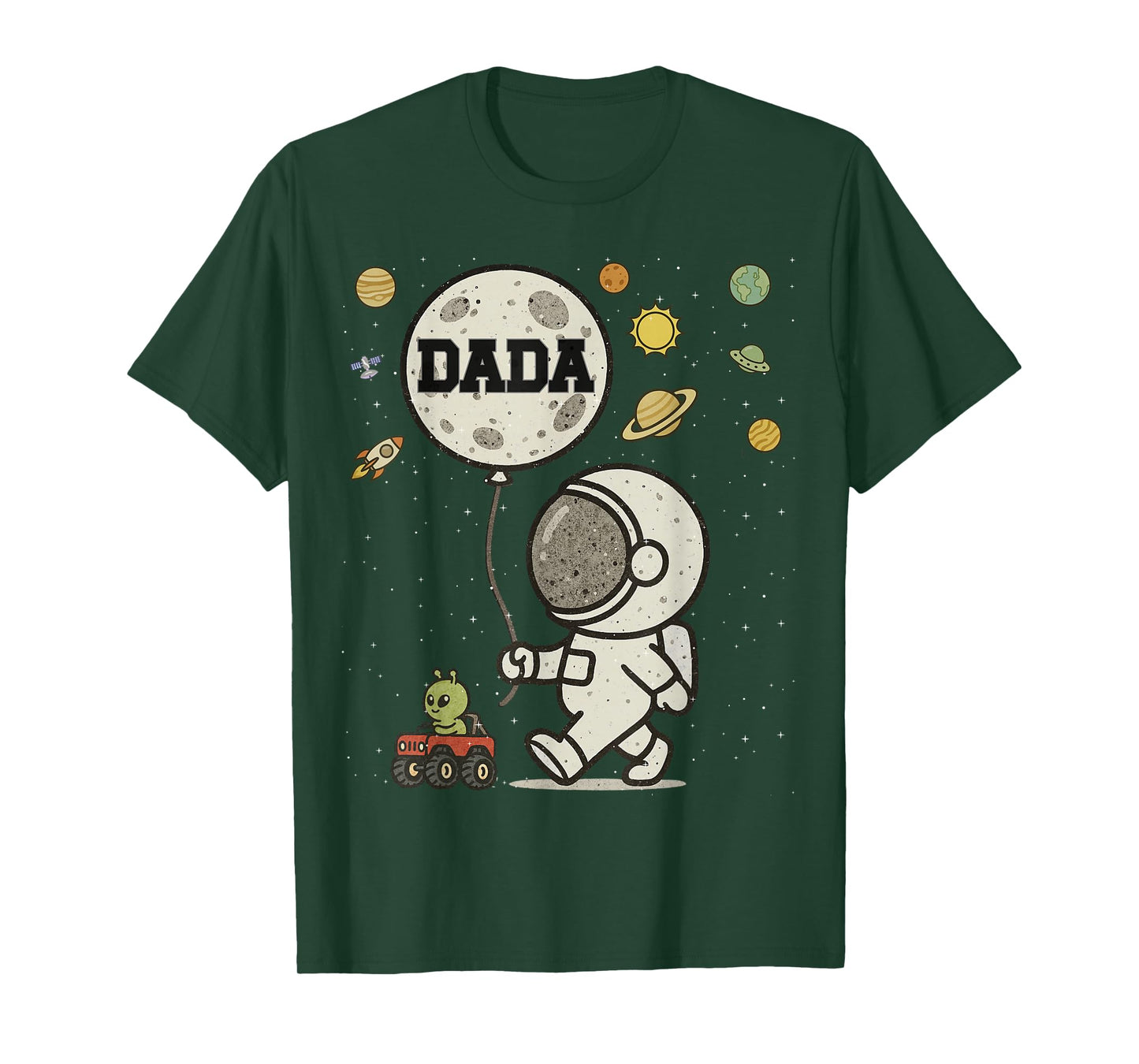 Astronaut Dada Space Birthday T-Shirt