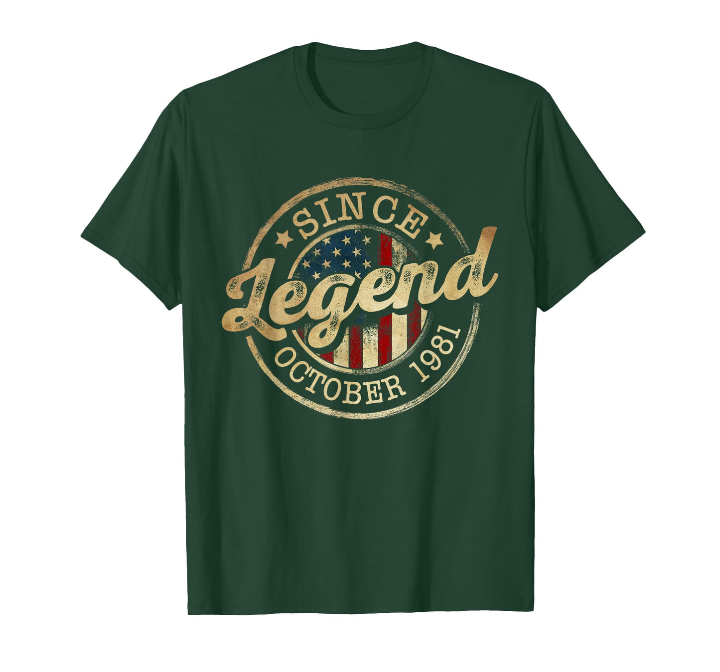 Legend Since October 1981 Vintage 44th Birthday Classic T-Shirt