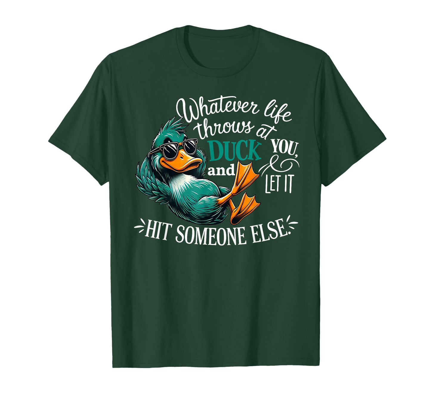 Funny Duck Graphic Men Women Funny Quote T-Shirt
