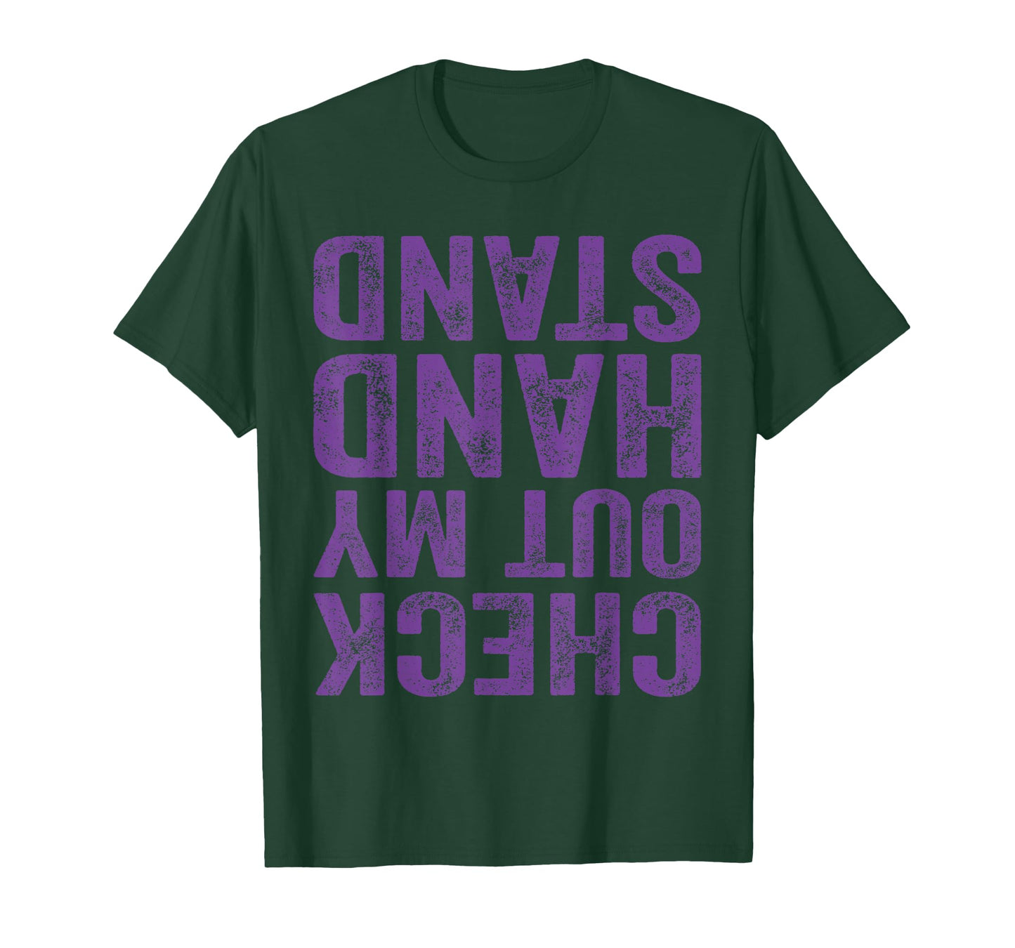 Check Out My Handstand Gymnast Yoga Funny Boys Gymnastics T-Shirt