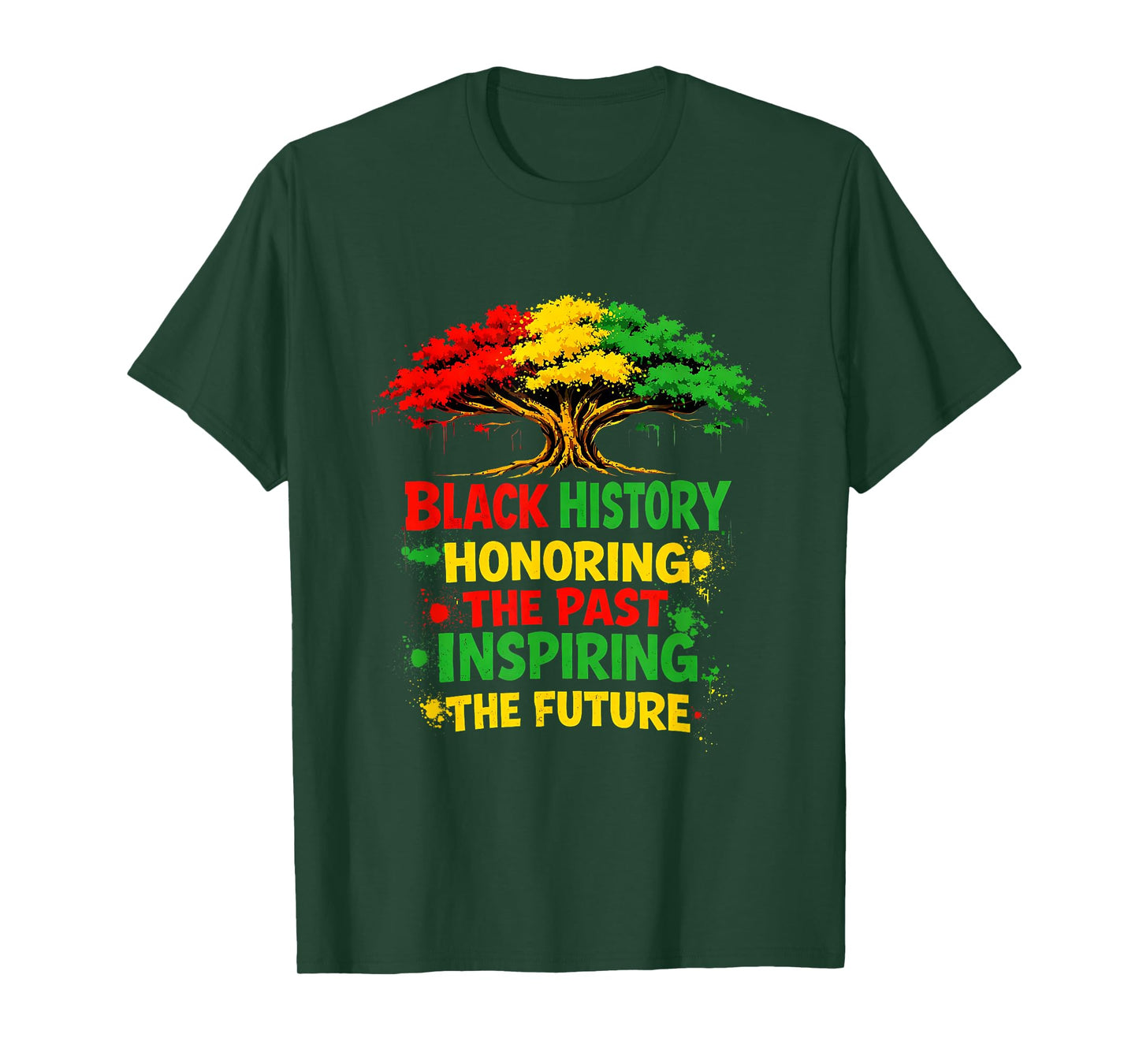 African American Black History Month Honoring The Past T-Shirt