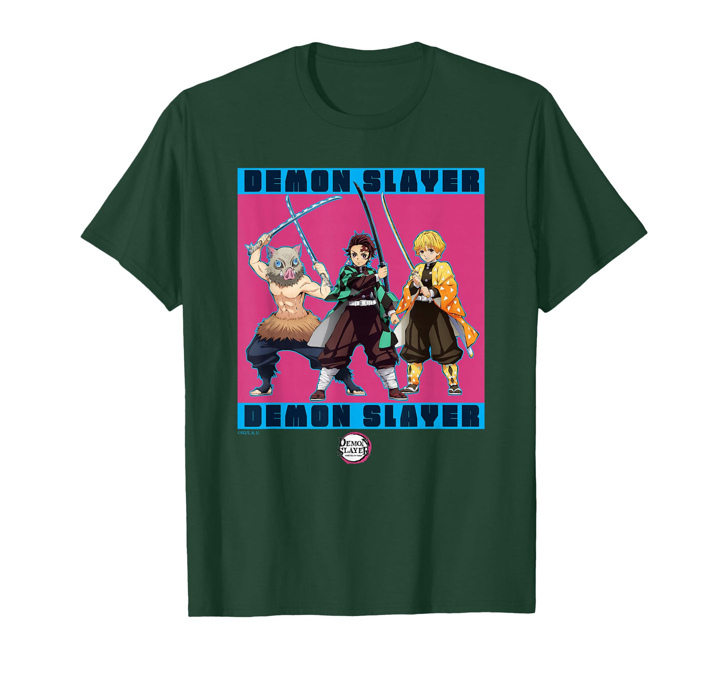 Demon Slayer: Kimetsu no Yaiba Tanjiro Zenitsu Trio Corps T-Shirt