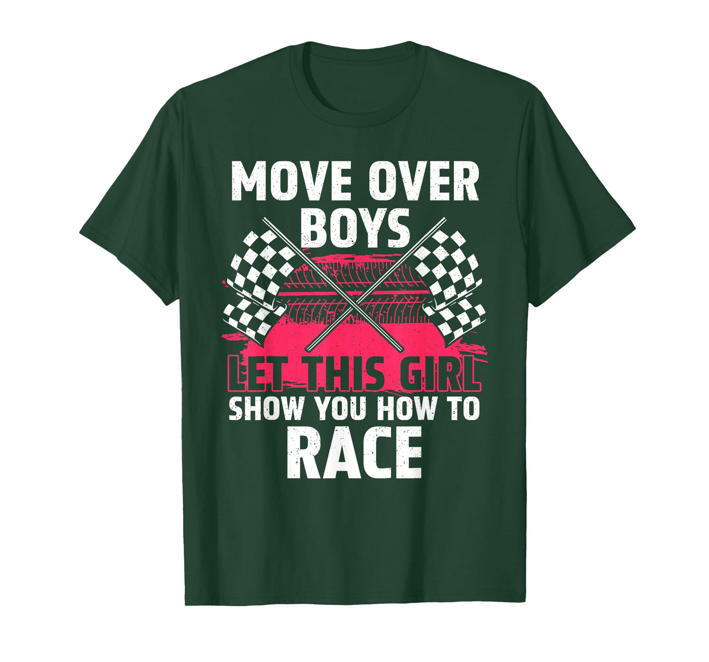 Car Racing Art For Women Girls Race Track Race Car Driver T-Shirt