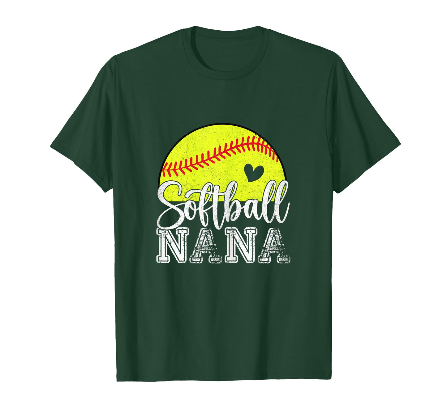 Softball Nana Gifts for Mother's Day Women Softball Lovers T-Shirt
