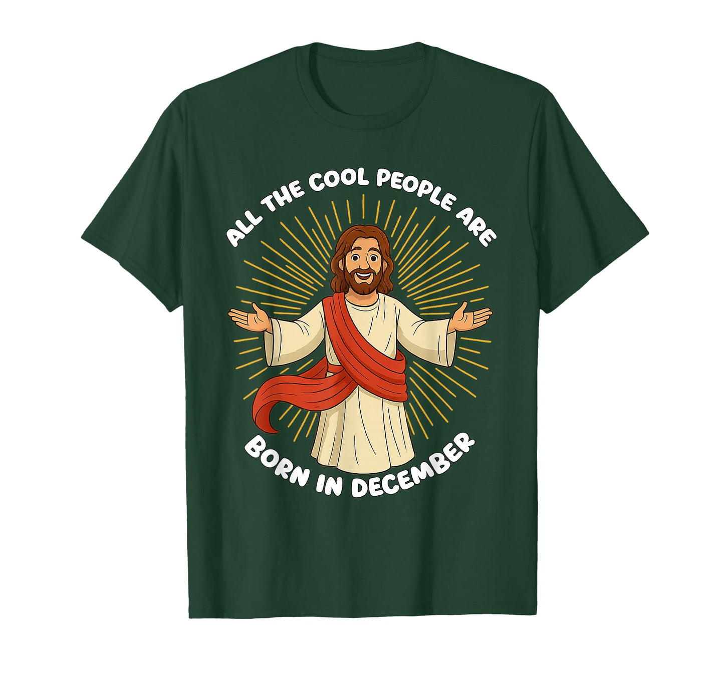All The Cool People are Born in December Funny Quote T-Shirt