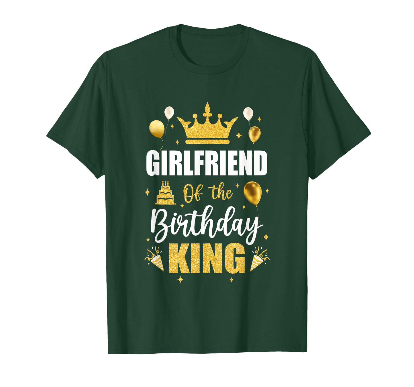 Girlfriend Of The Birthday King Boys Men Bday Party For Him T-Shirt