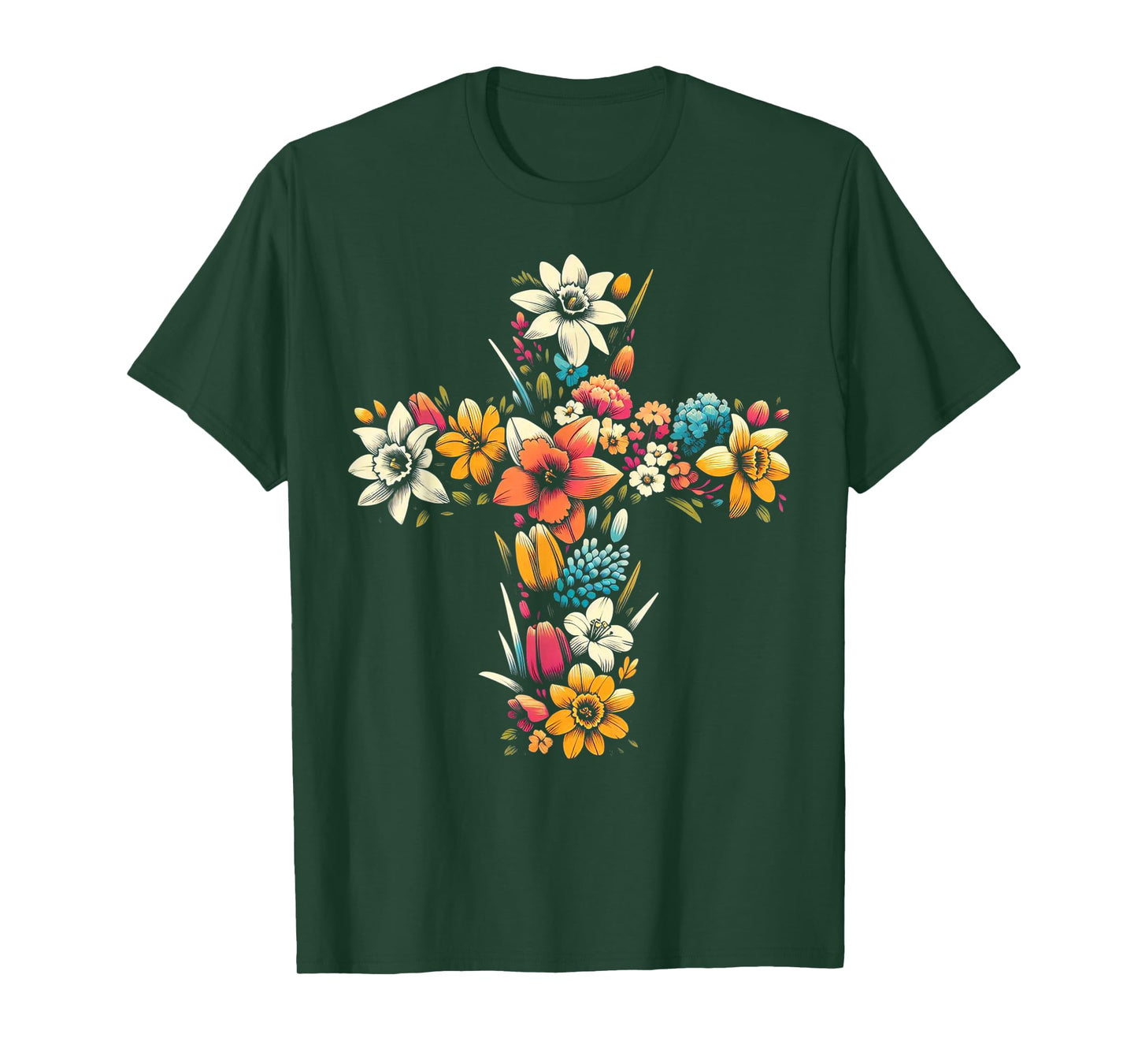 Christian Design Cross Faith Bible Jesus Christ Religion Art T-Shirt