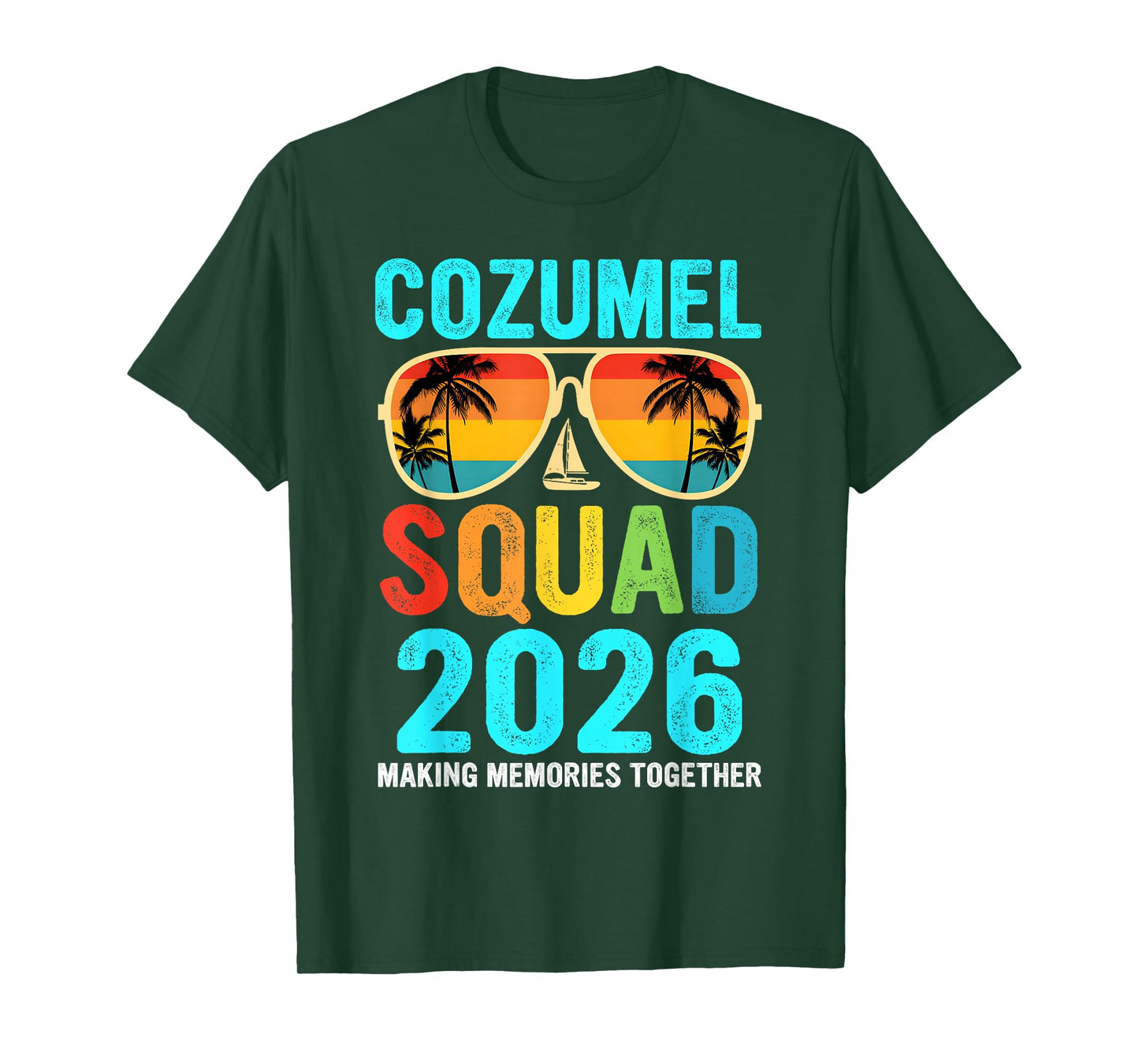 Retro Cozumel-Squad 2026 Matching Cruise Family Crew T-Shirt